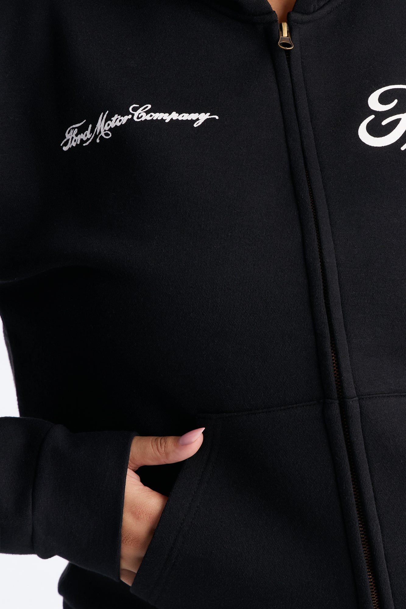 Ford Motor Company Zip Up Jacket - Black - Image 7
