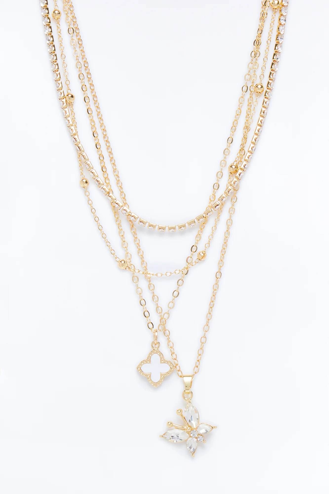 Forever Dreaming Layered Necklace - Gold - Image 3