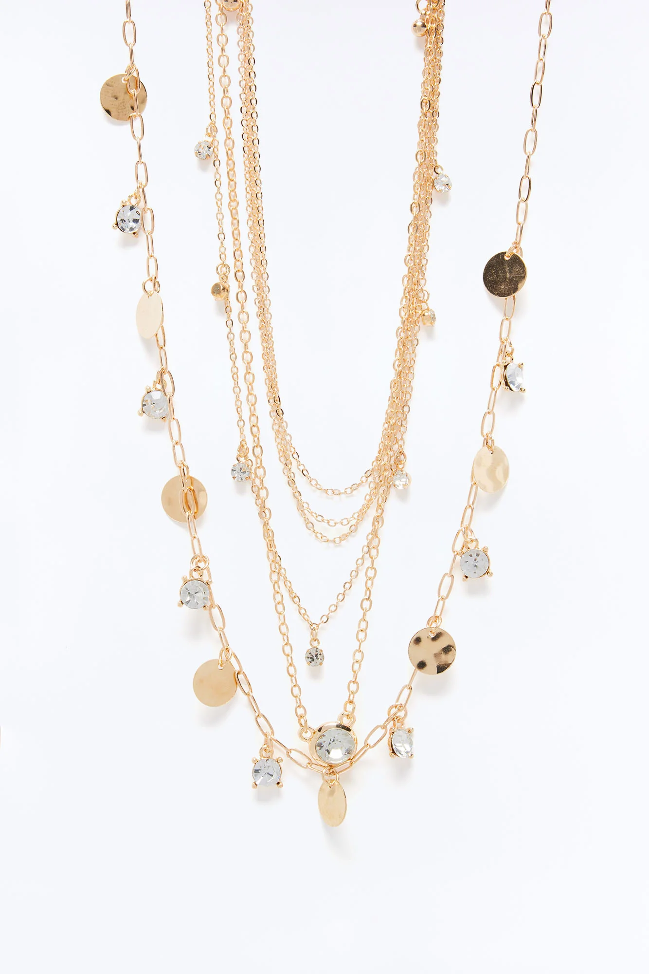 Forever Salty Layered Necklace - Gold