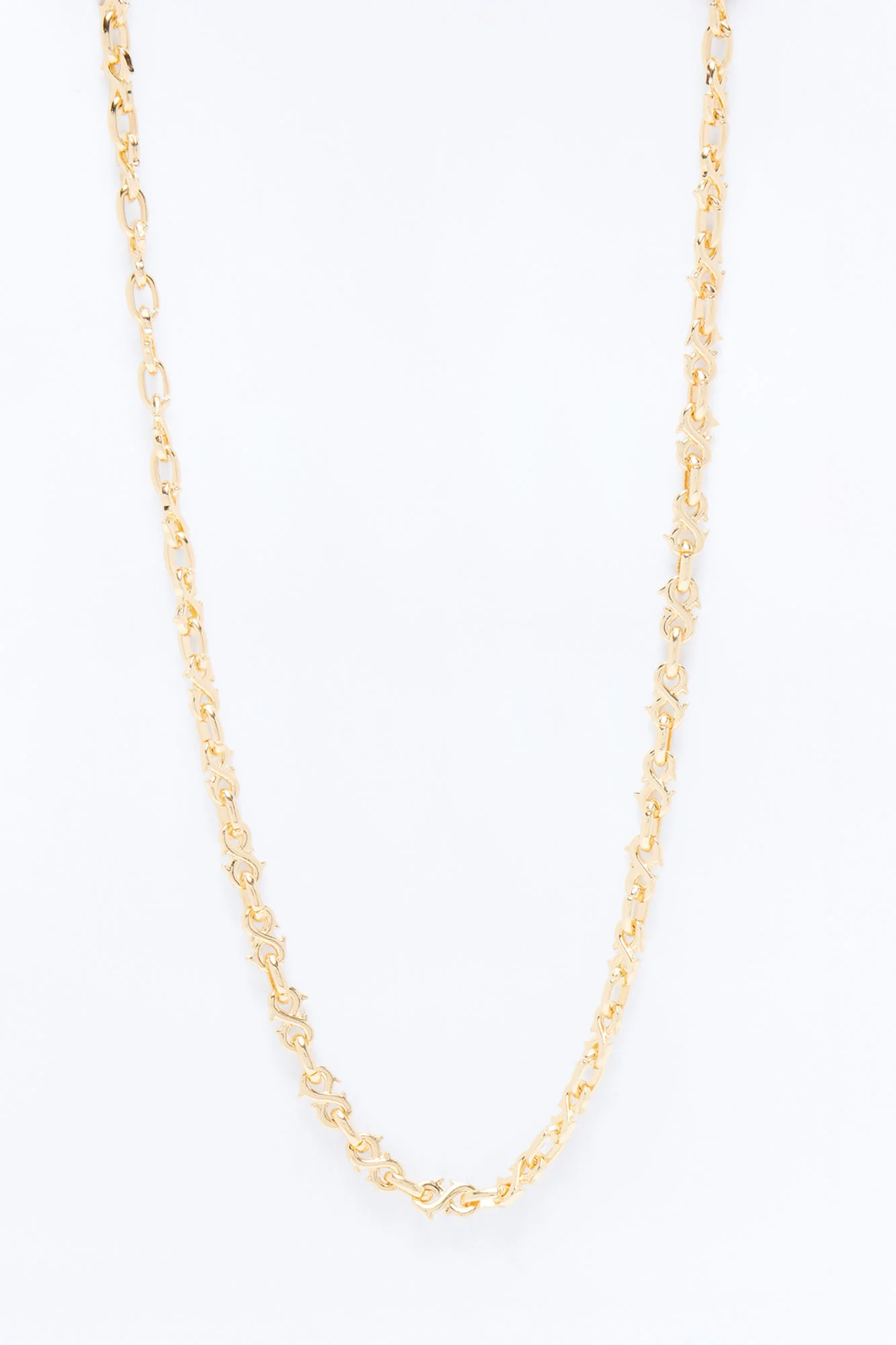 Forever Thorned Links Necklace - Gold - Image 3