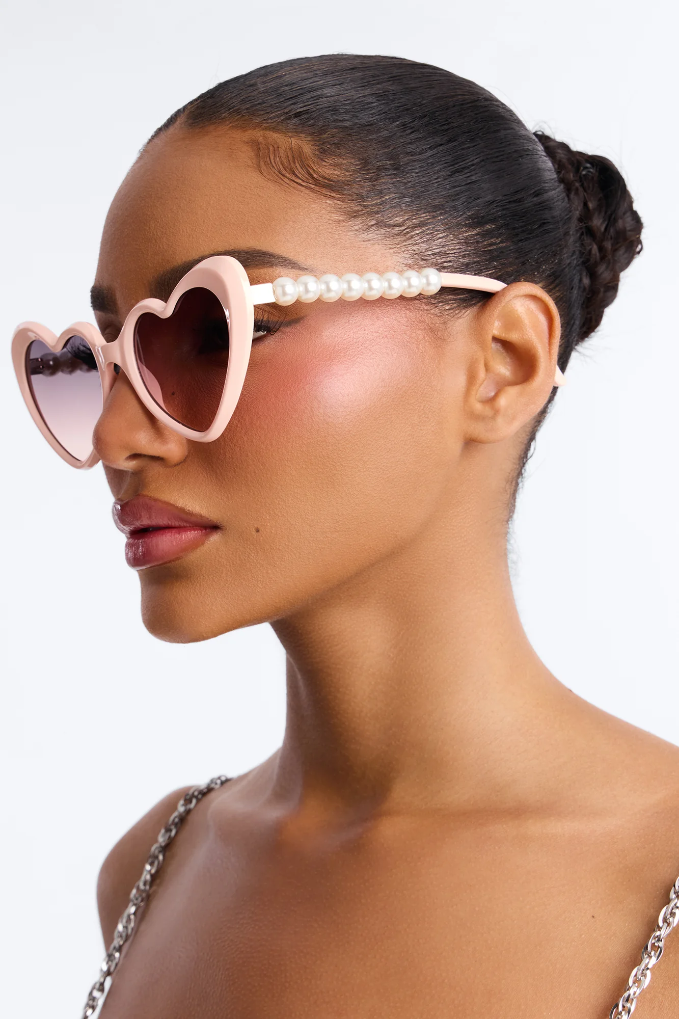 Forever Yours Heart Sunglasses - Pink - Image 2