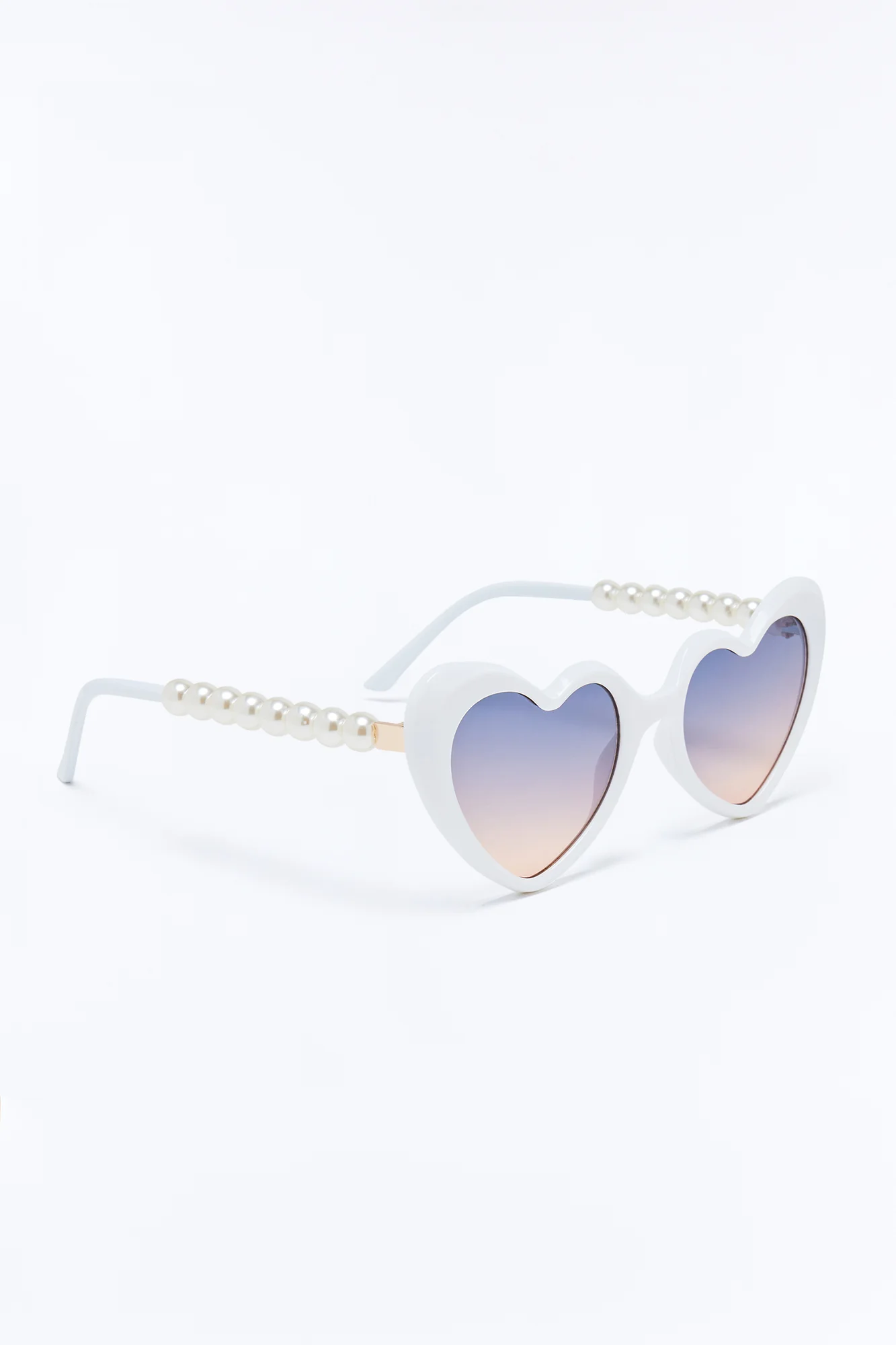 Forever Yours Heart Sunglasses - White - Image 4