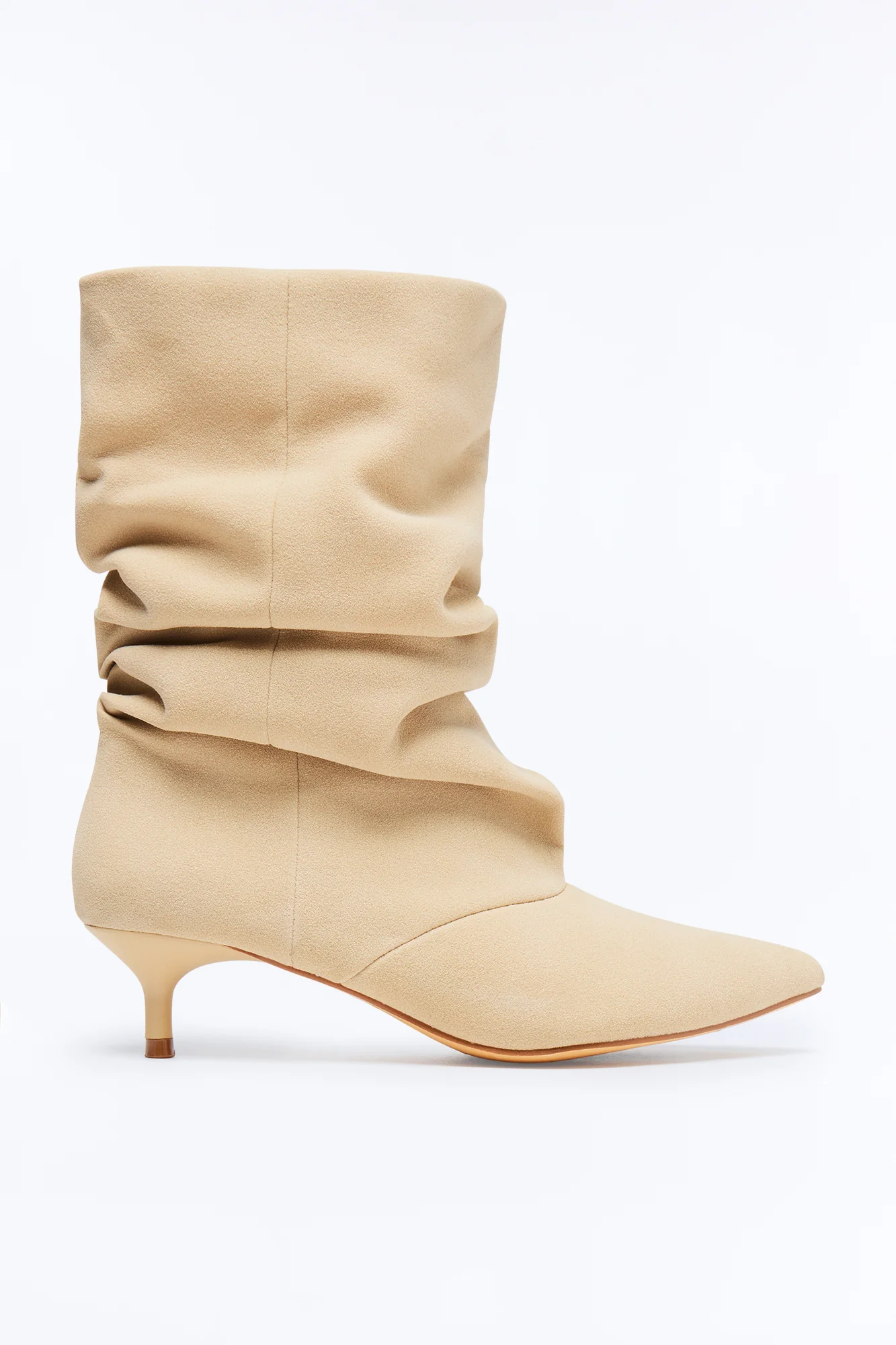 Freddi Ruched Bootie - Sand