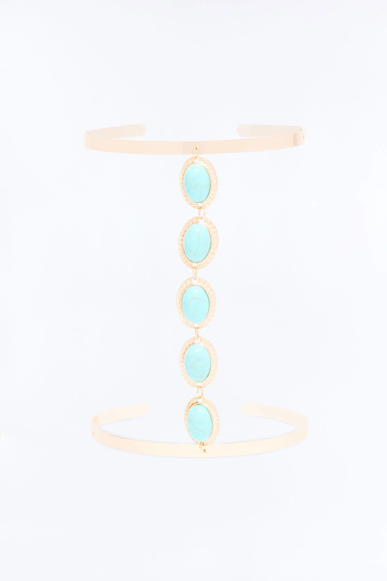 Free Spirit Arm Cuff - Gold/Blue - Image 3