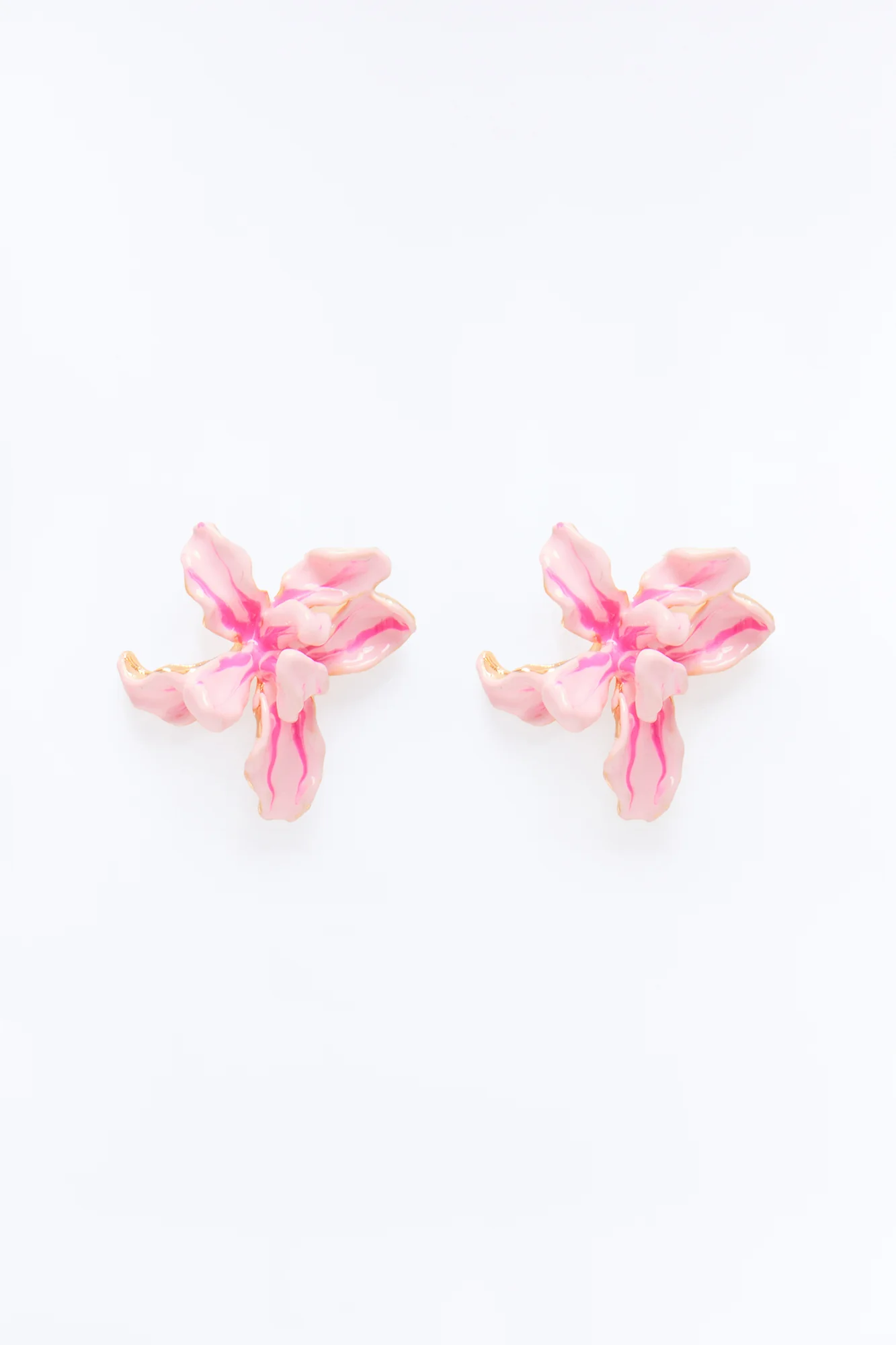 Fresh Start Floral Earrings - Pink - Image 3