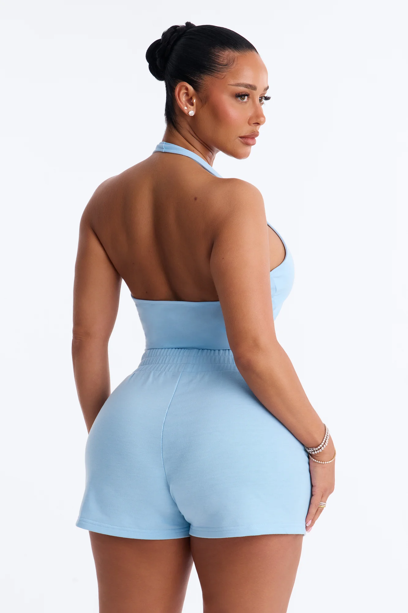 Fridah Sports Bra Short Set - Blue - Image 4