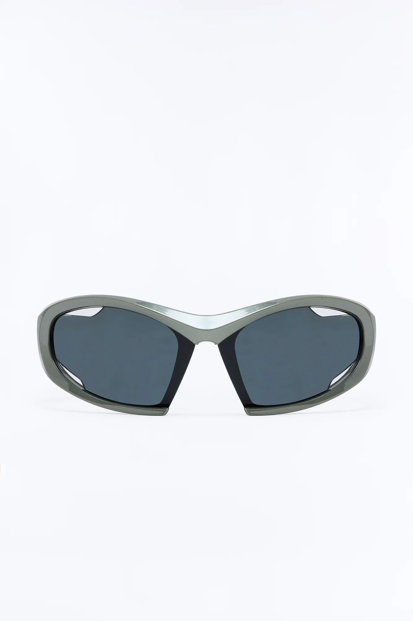 Frosted Metamorphosis Square Sunglasses - Grey