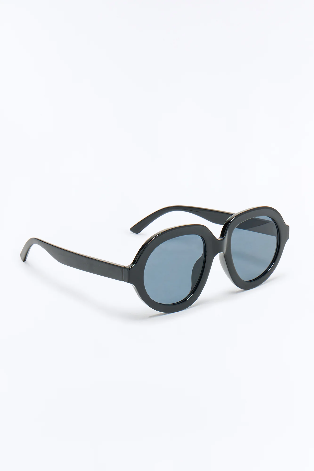 Funky Circle Sunglasses - Black - Image 4
