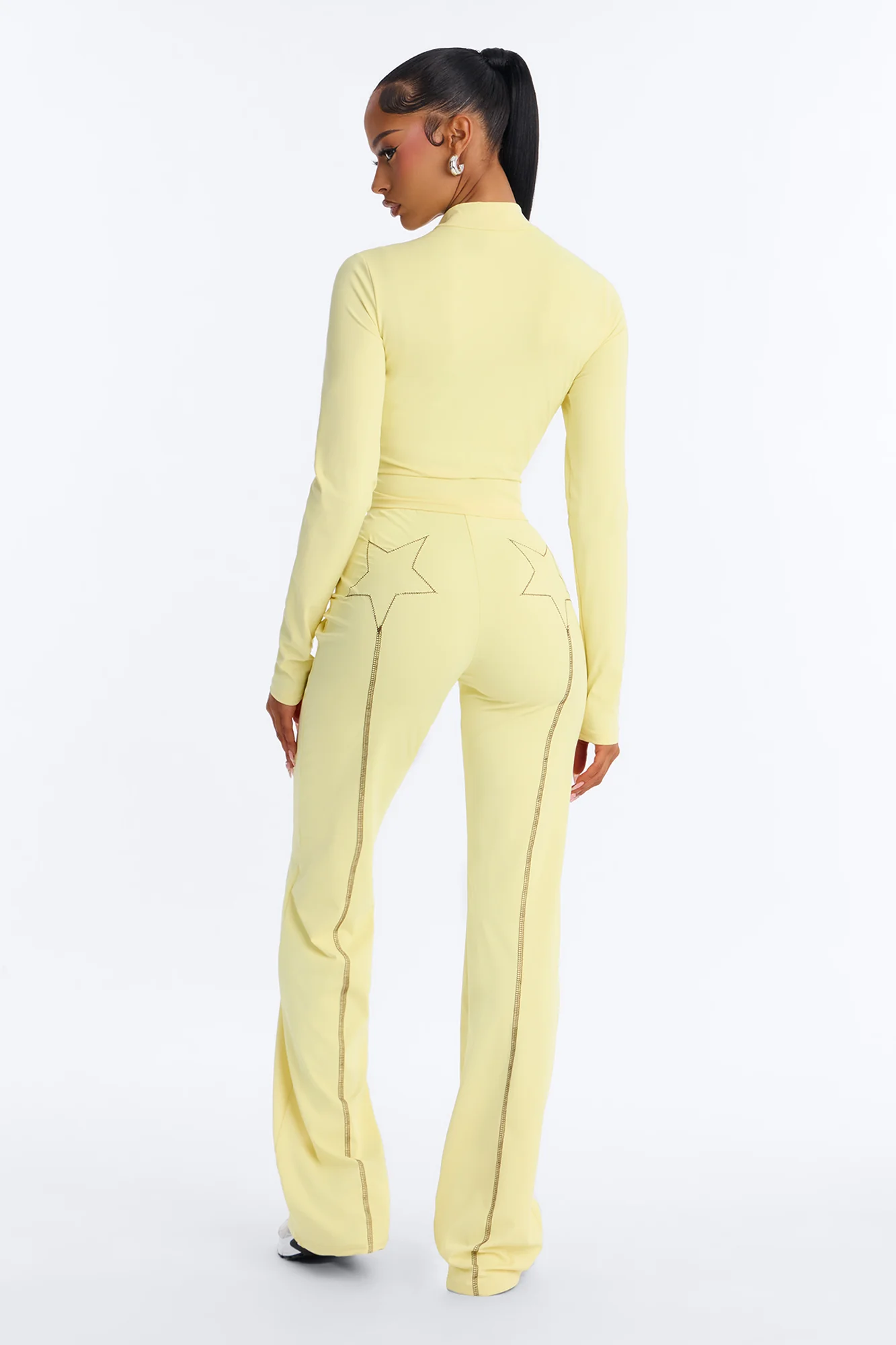 Future Star Flare Pant Set - Yellow - Image 4