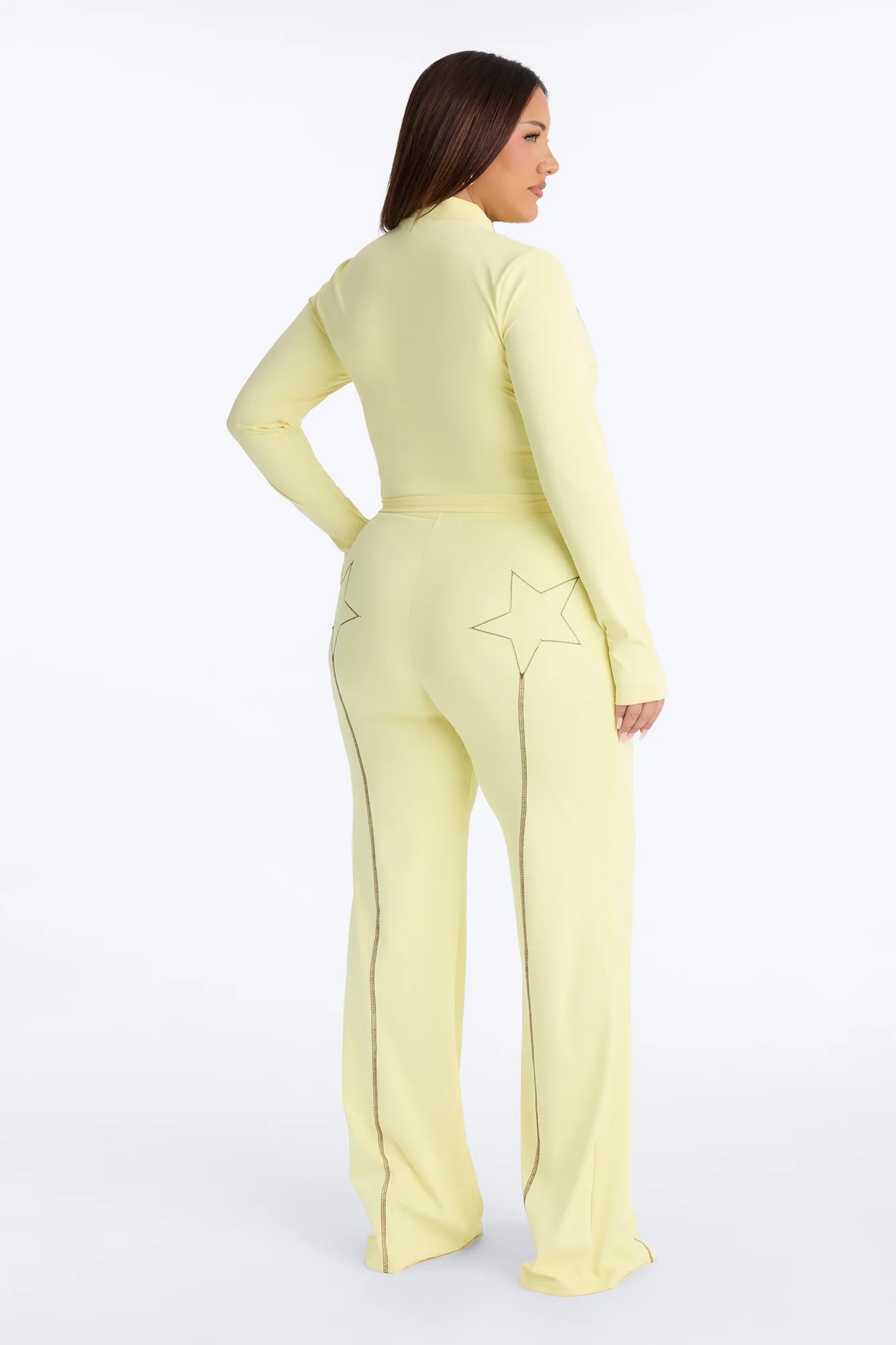 Future Star Flare Pant Set - Yellow - Image 8