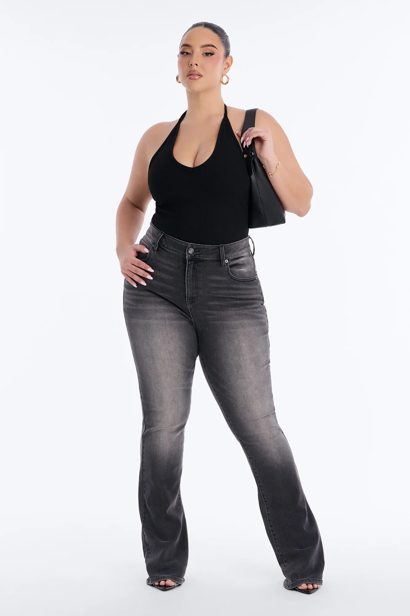 Gaia Snatched Tank Top - Black - Image 5