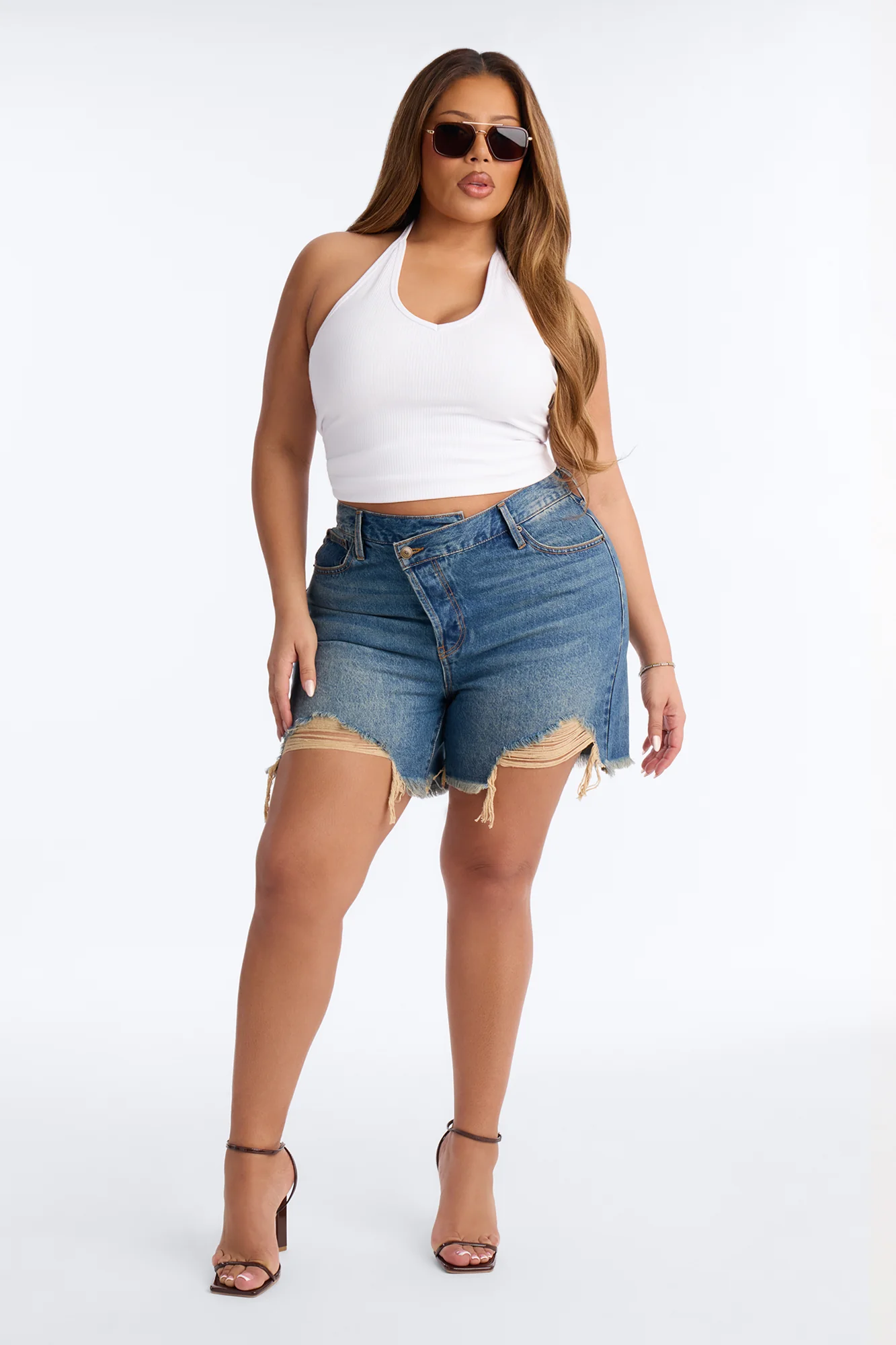 Gaia Snatched Tank Top - White - Image 5