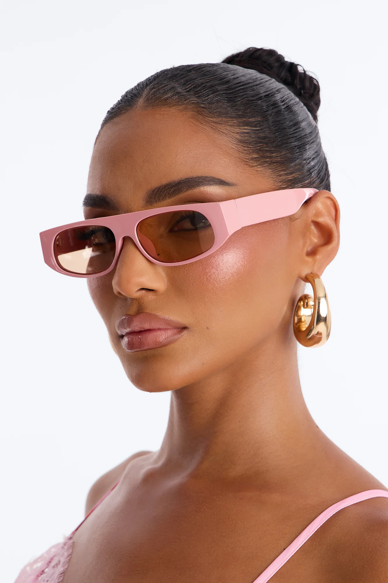Get The Hint Sunglasses - Pink