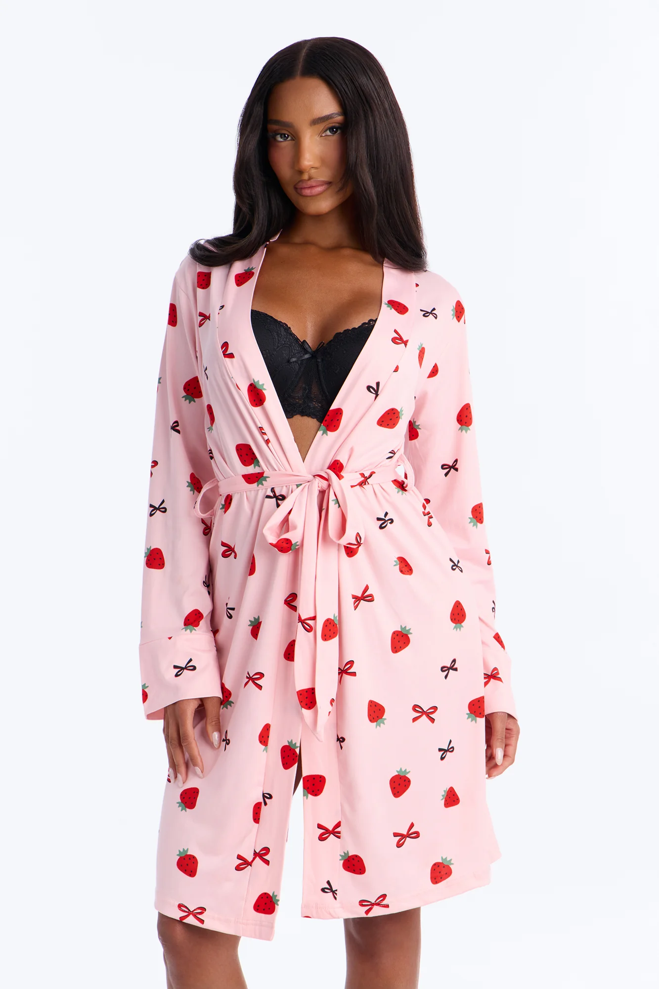 Get Unready PJ Robe - Pink/combo - Image 2