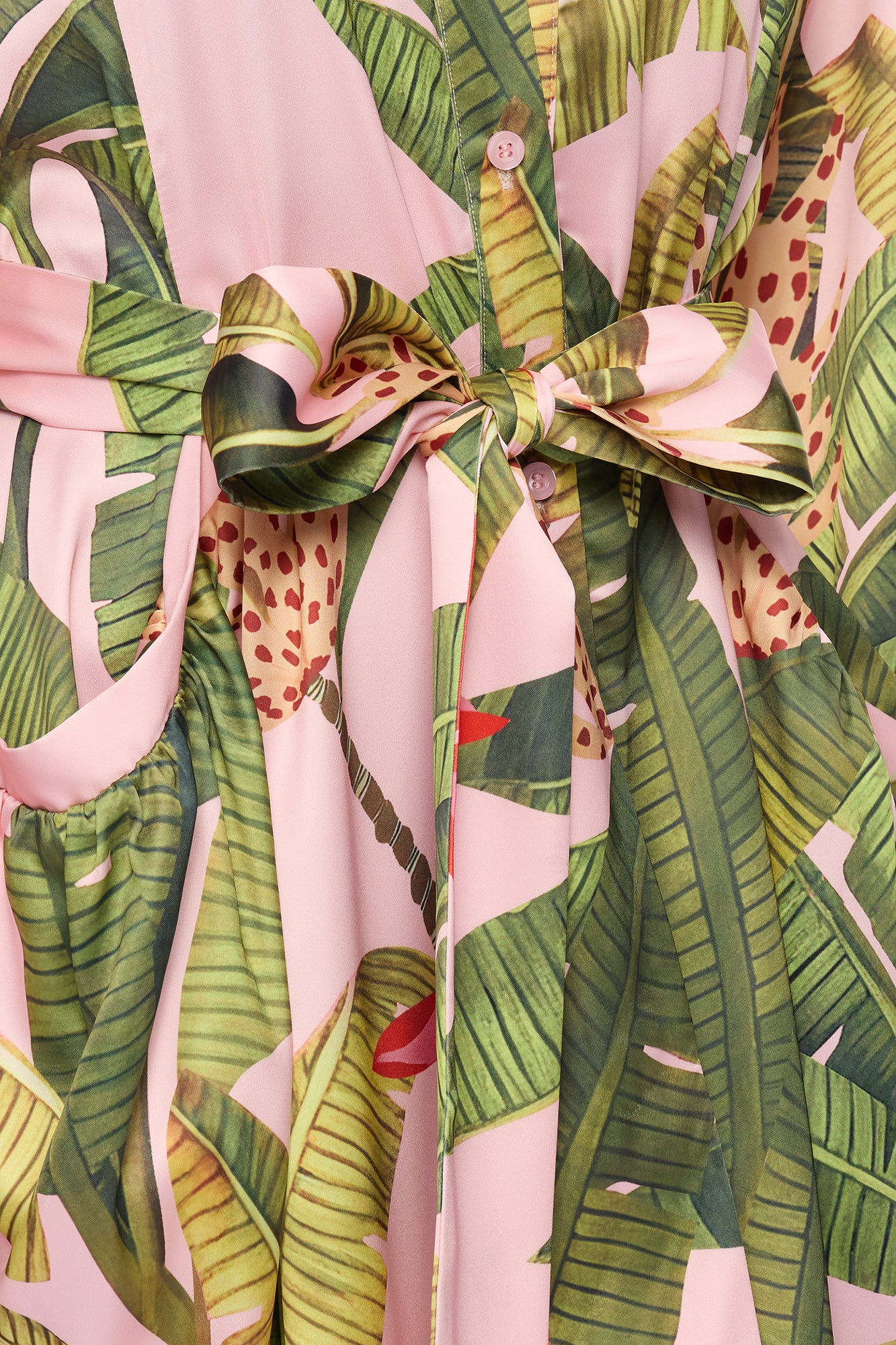 Getaway Vibe Satin Maxi Dress - Pink/combo - Image 4