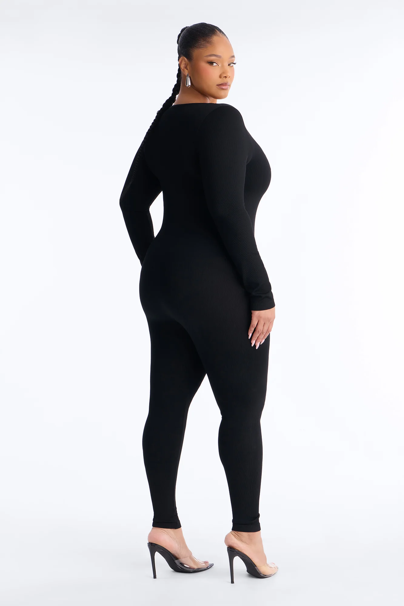 Giada Seamless Jumpsuit - Black - Image 6