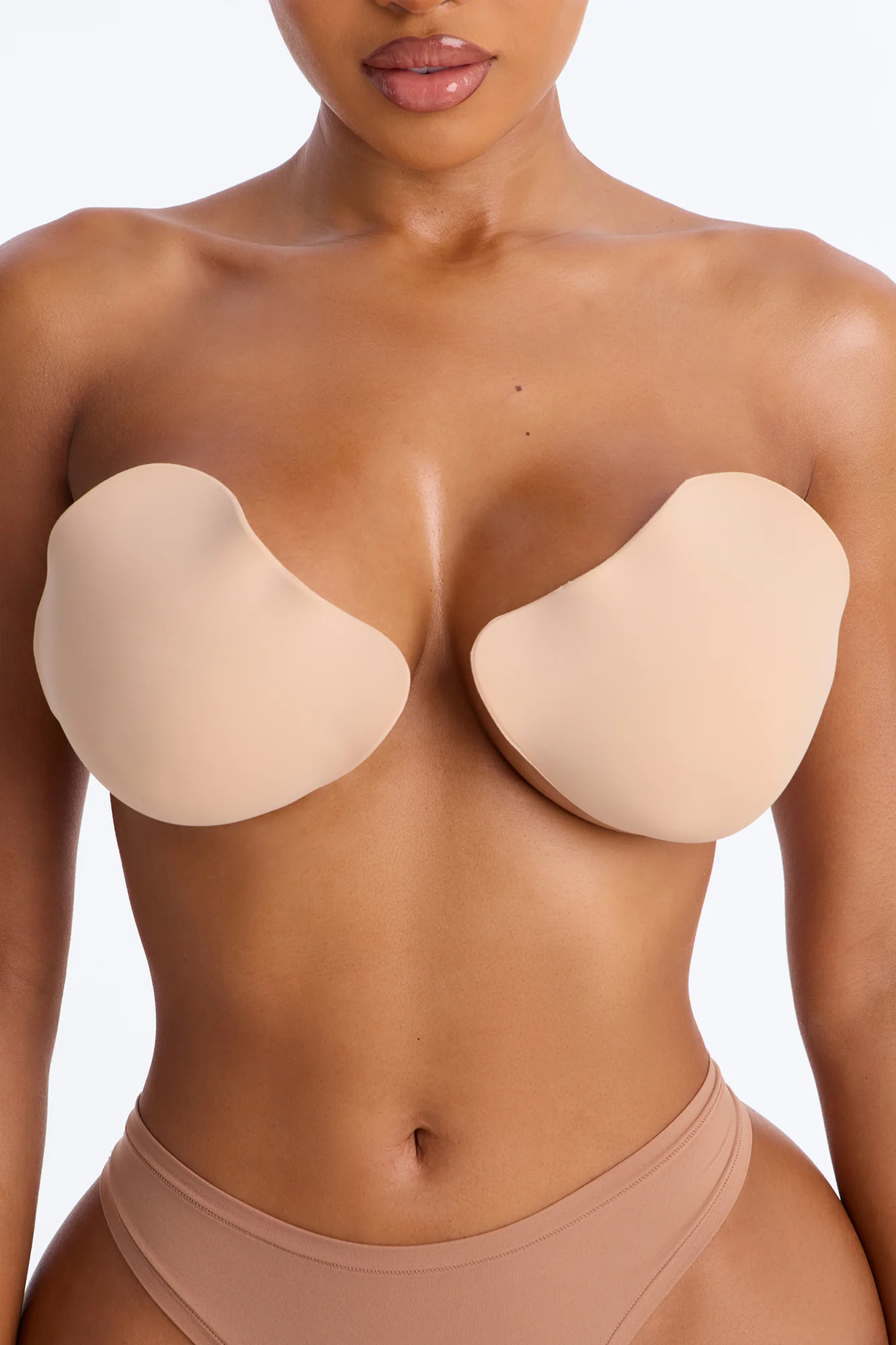 Girl's Best Friend Fabric Nipple Cover Pasties - Nude