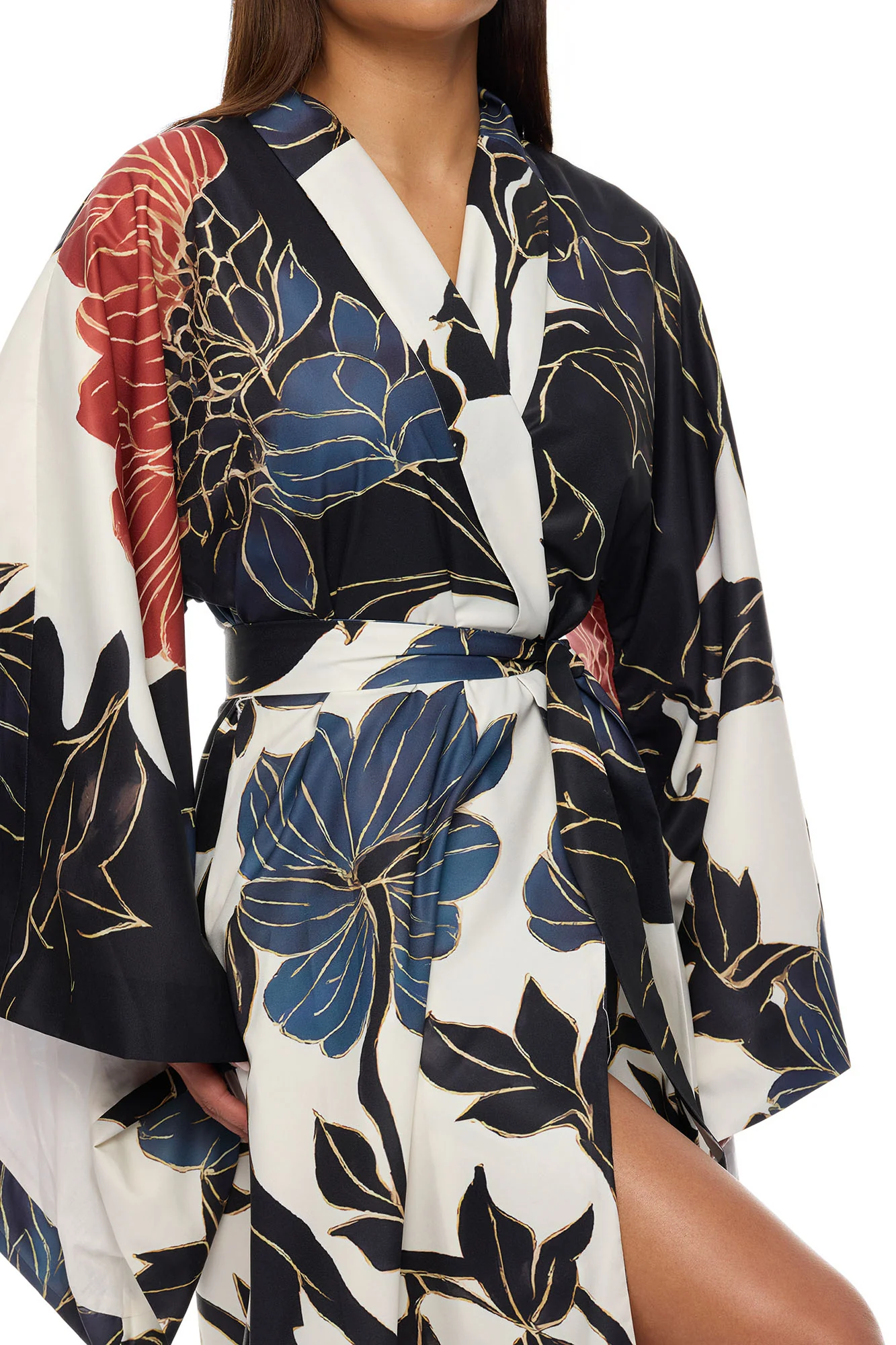 Giselle Bell Sleeve Kimono - Ivory/combo - Image 3
