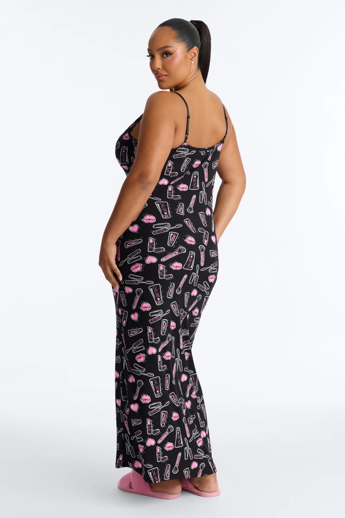 Glamorous Dreams PJ Nightgown - Black - Image 7