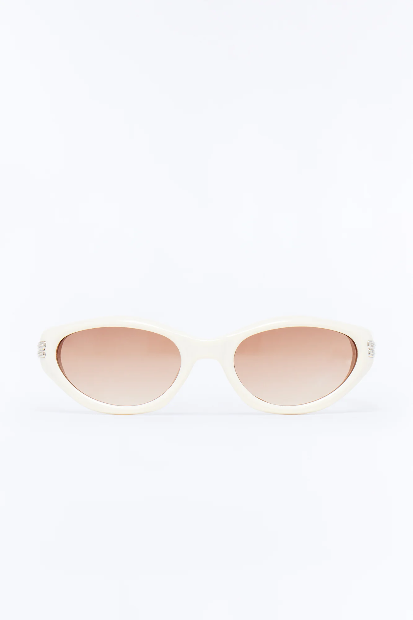 Glamorous Glare Cat Eye Sunglasses - Cream - Image 3