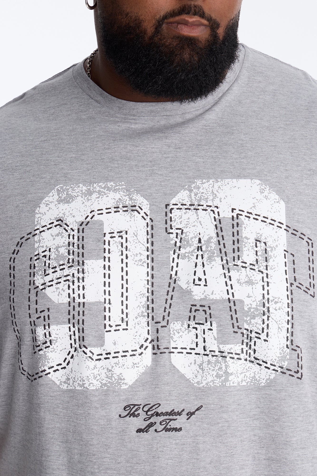 GOAT 99 Short Sleeve Tee - Grey - Image 6