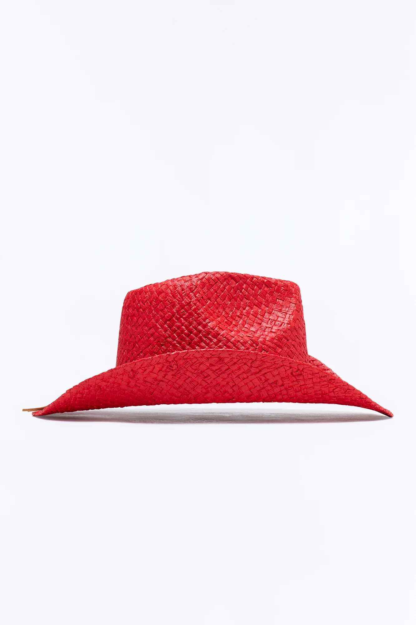 Golden Hour Straw Cowboy Hat - Red - Image 5