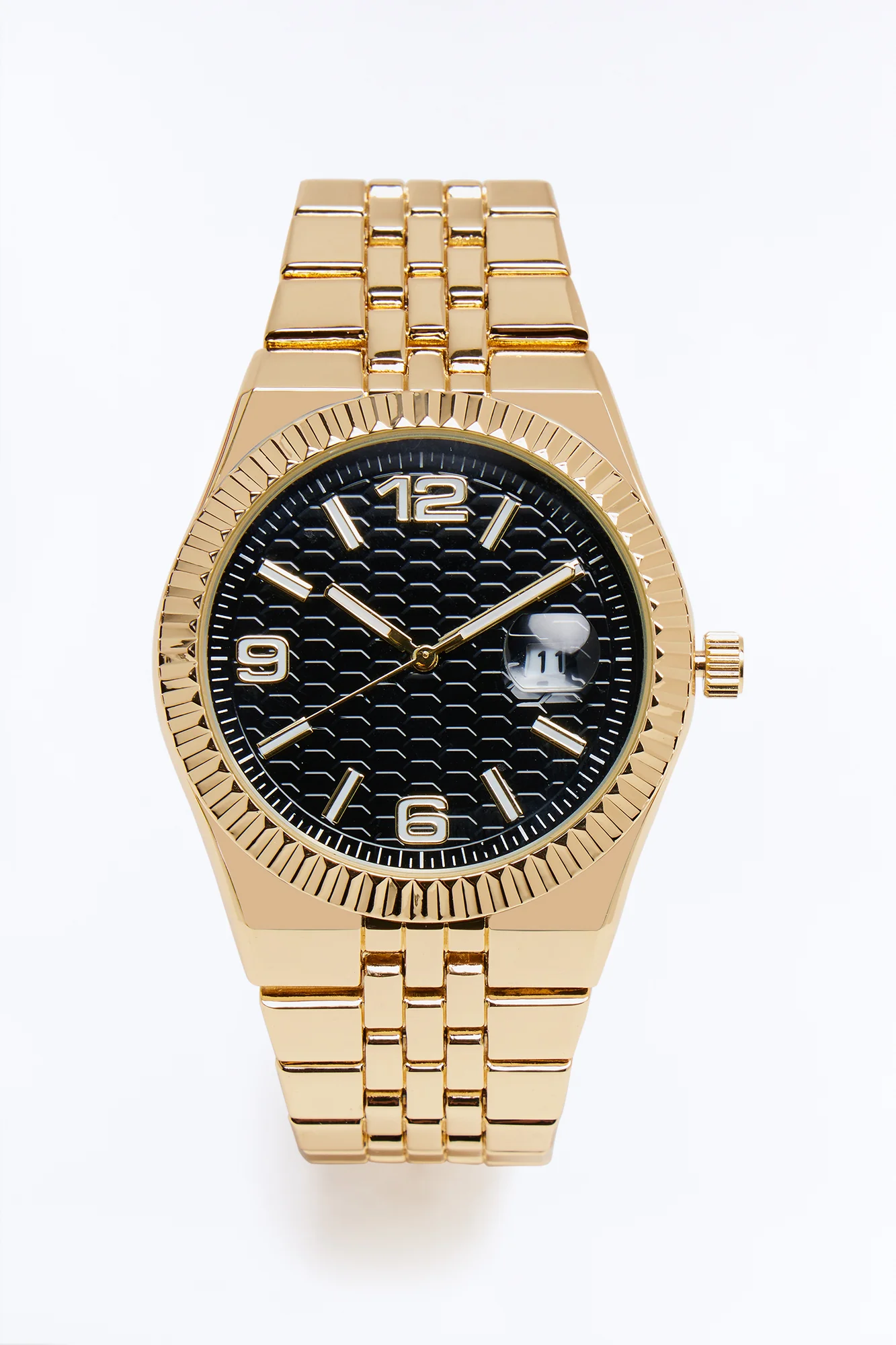 Golden Midnight Hour Watch - Gold/Black