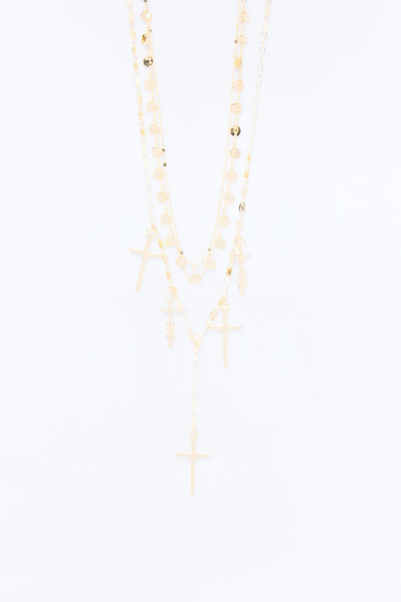 Good Aura Layered Necklace - Gold - Image 3