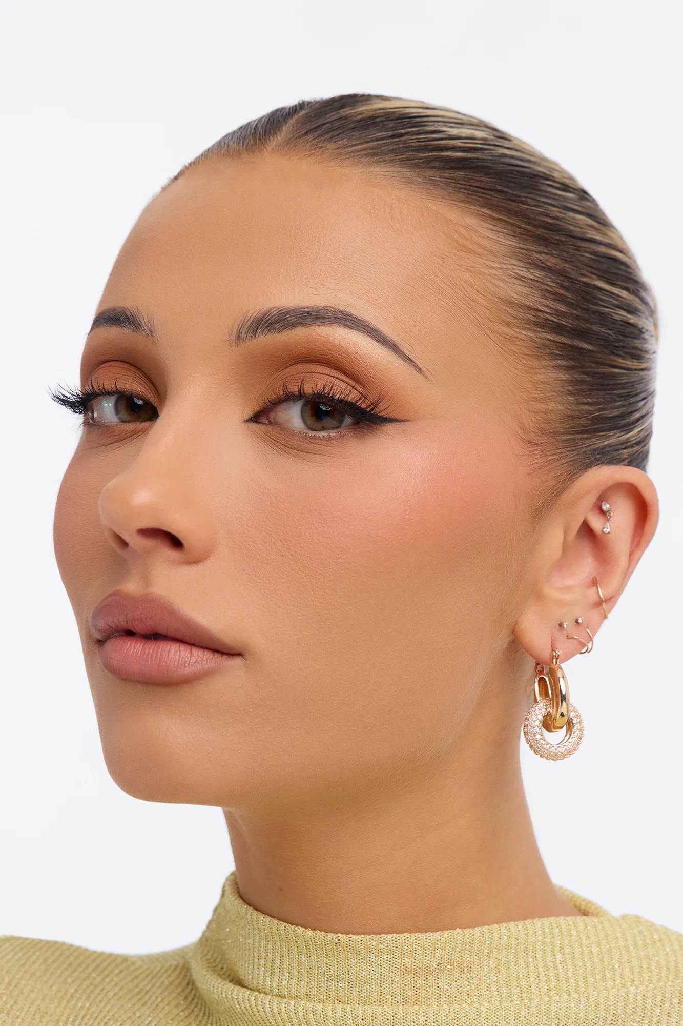 Good For You Hoop Earrings - Gold - Image 2