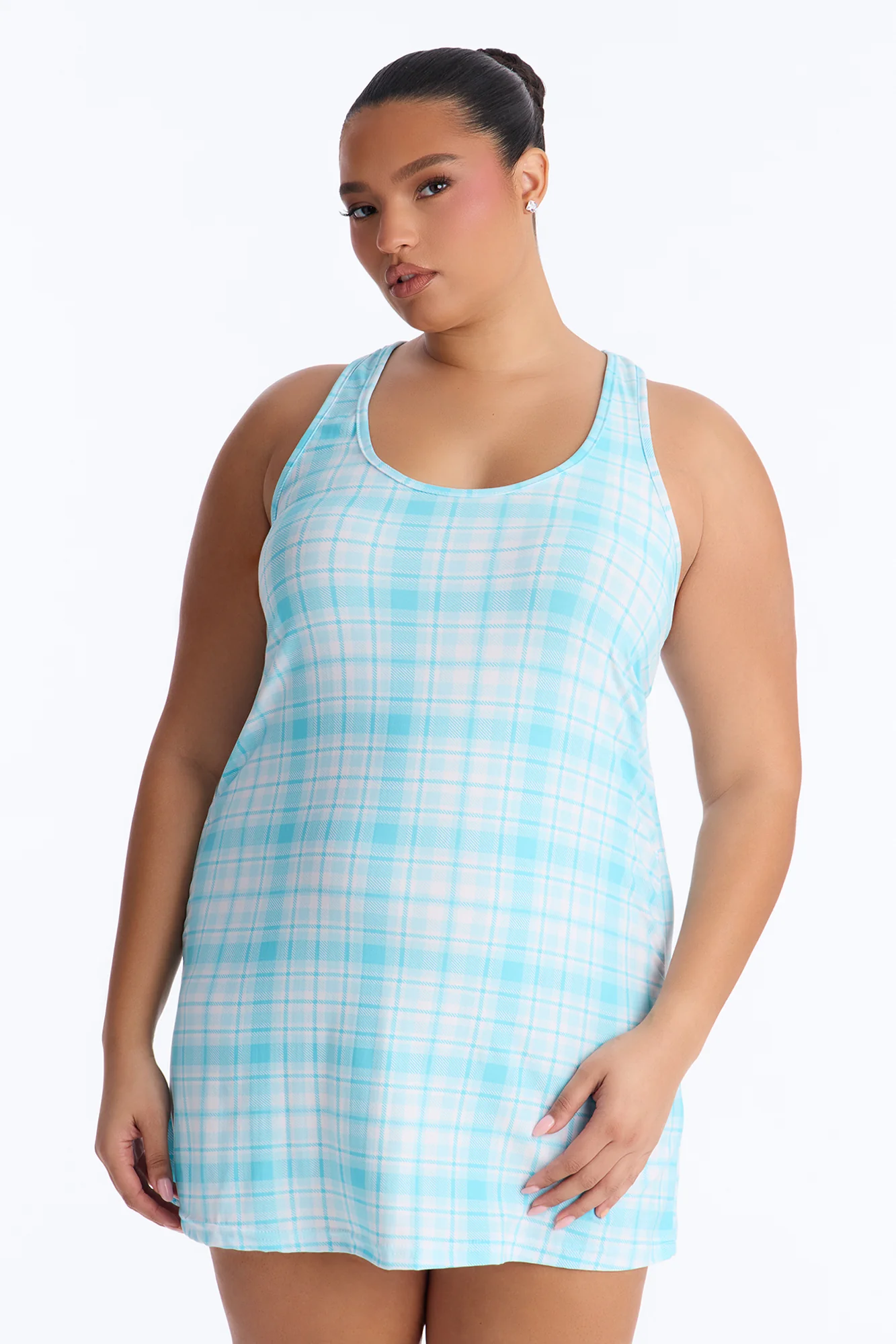 Good Morning PJ Sleep Dress - Light Blue - Image 4