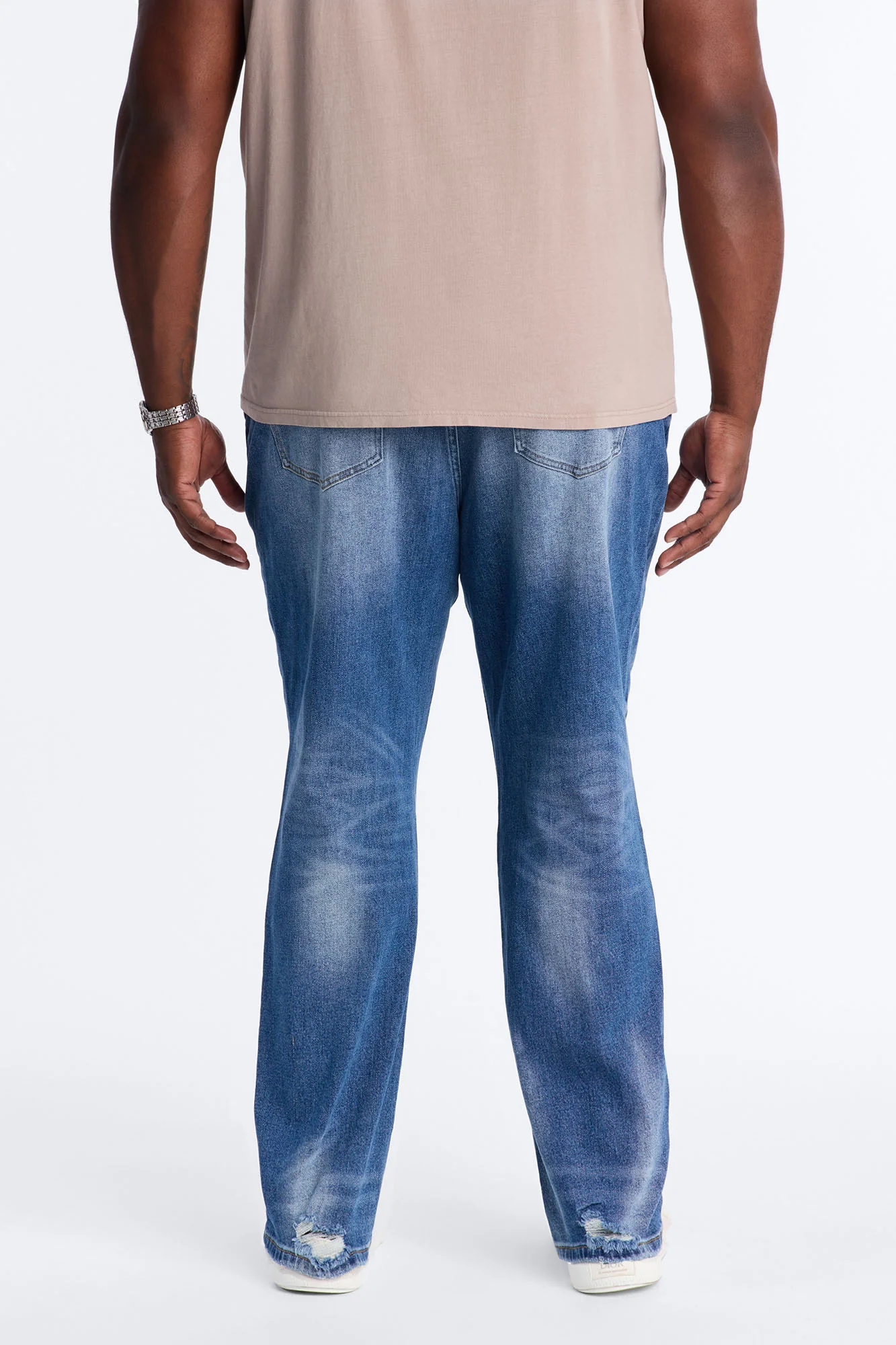 Got You Distressed Slim Jeans - Dark Wash - Image 8