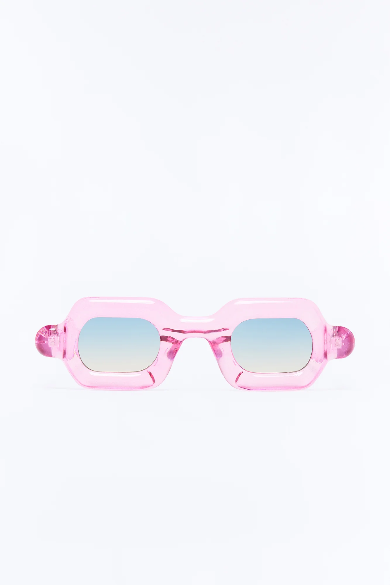 Gummy Bear Square Sunglasses - Pink - Image 3