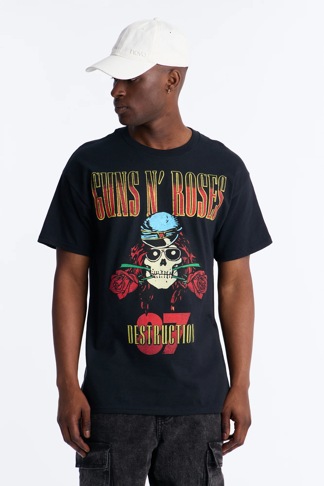 Guns & Roses 1987 European Tour Short Sleeve Tee - Black