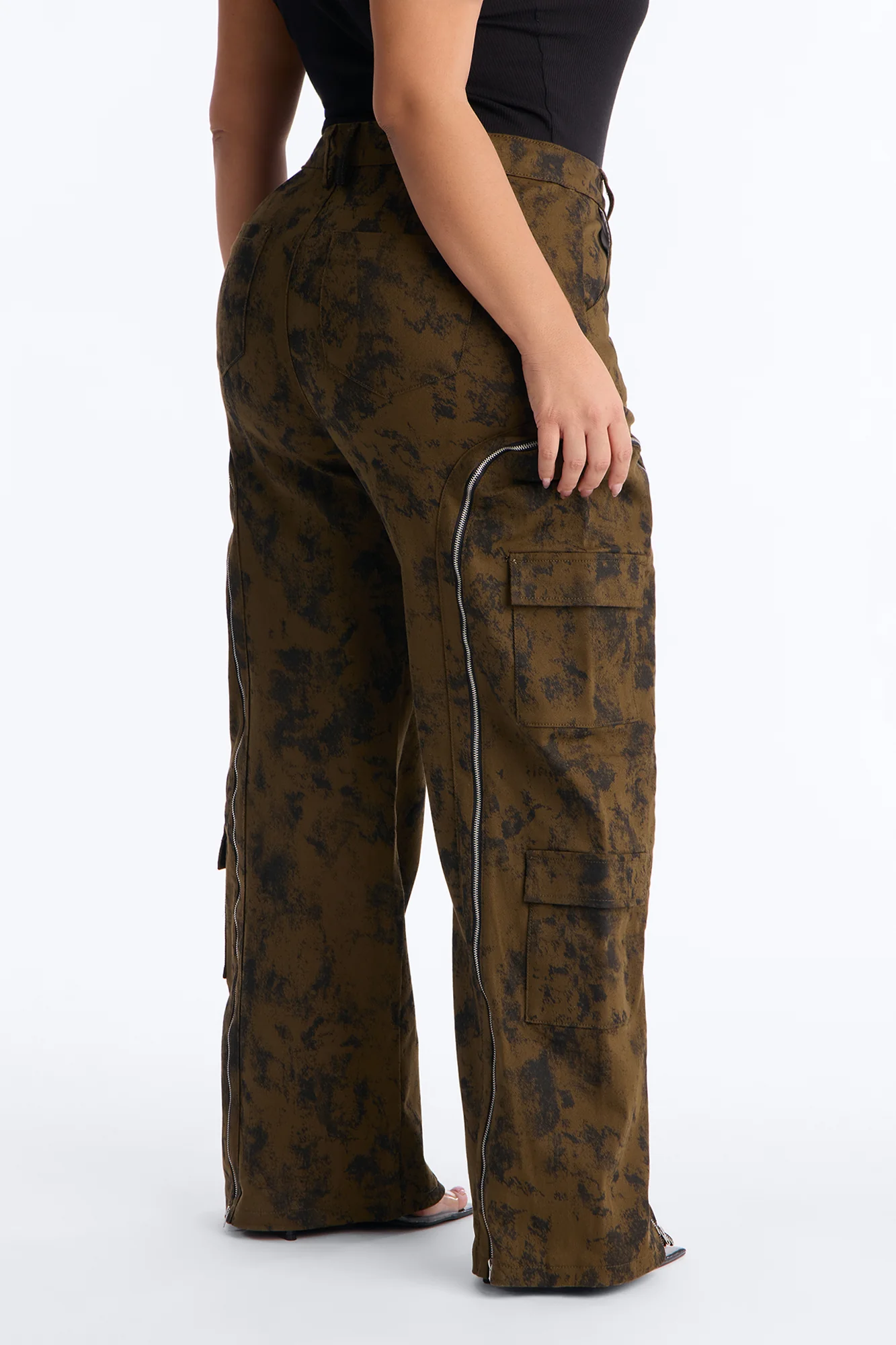 Had You Fooled Mineral Wash Pant - Olive - Image 8