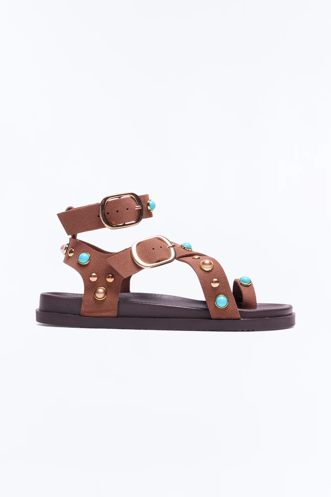 Hadley Stone Sandals - Brown - Image 2