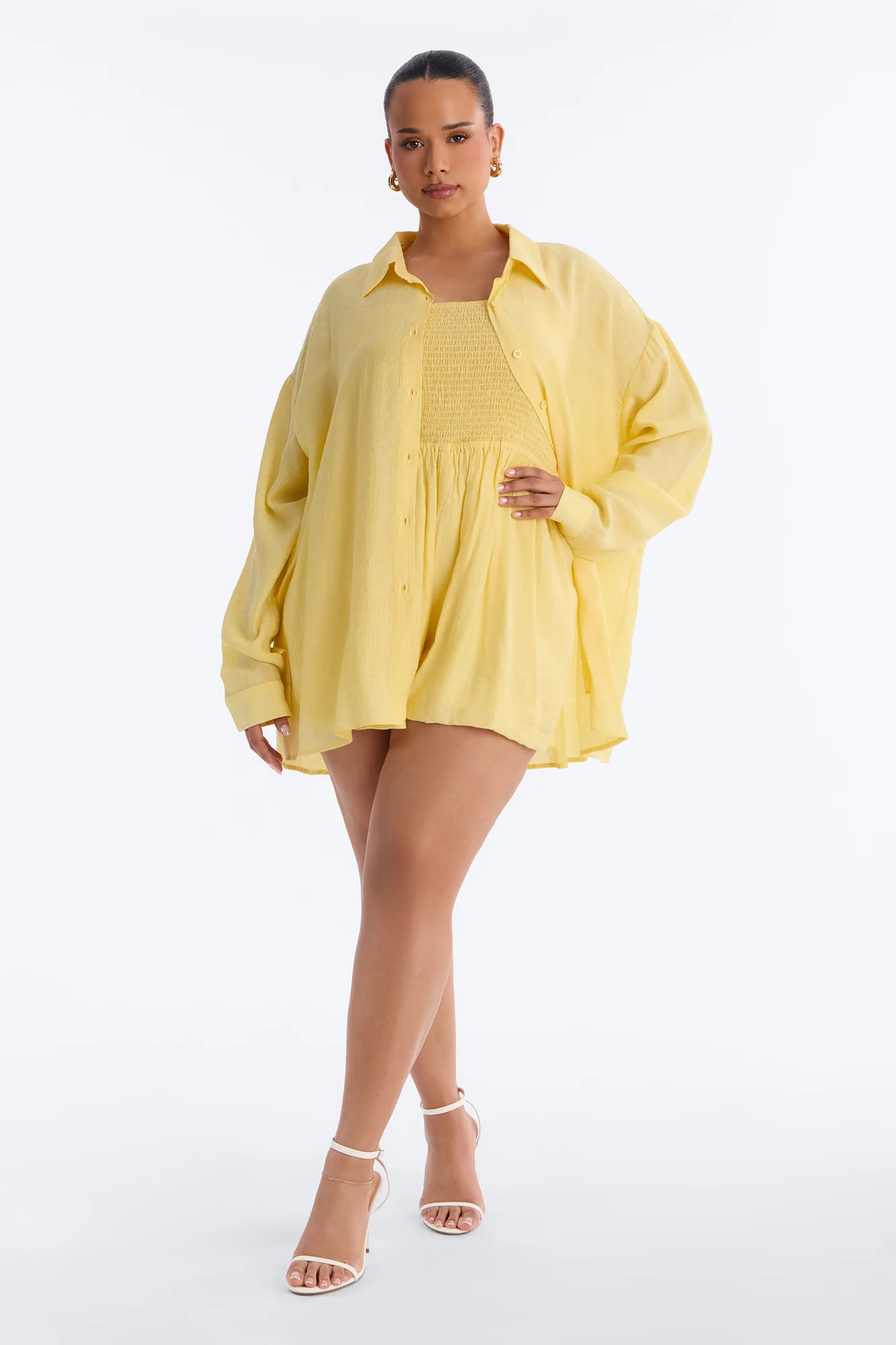 Hamptons Babe Romper Set - Butter Yellow - Image 5