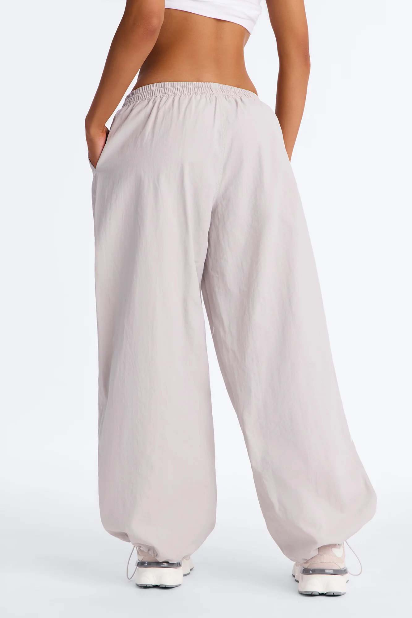 Harlow Mid Rise Jogger Pant 30″ - Grey - Image 5