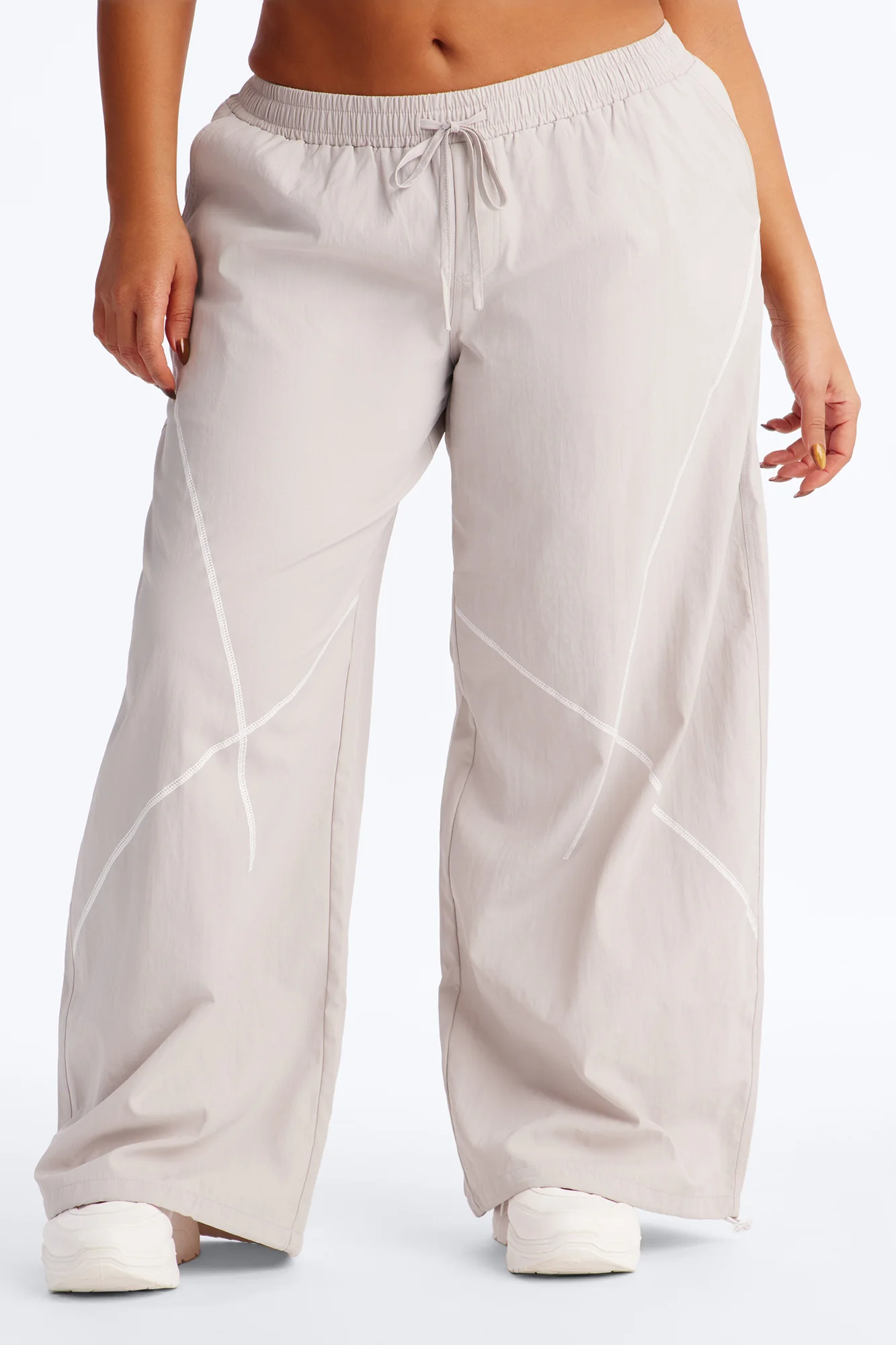 Harlow Mid Rise Jogger Pant 30″ - Grey - Image 7