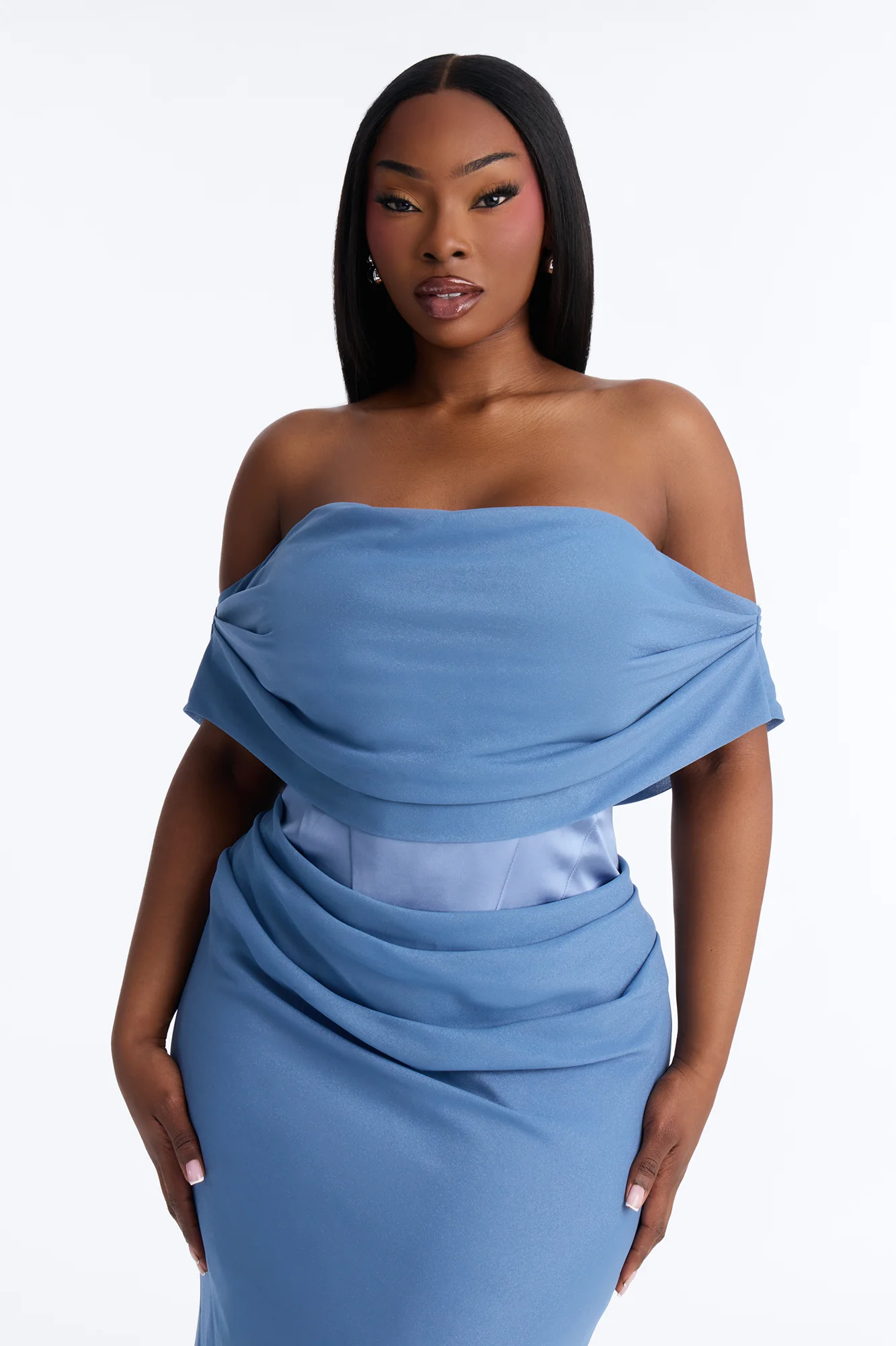 Having A Ball Corset Gown - Blue - Image 6