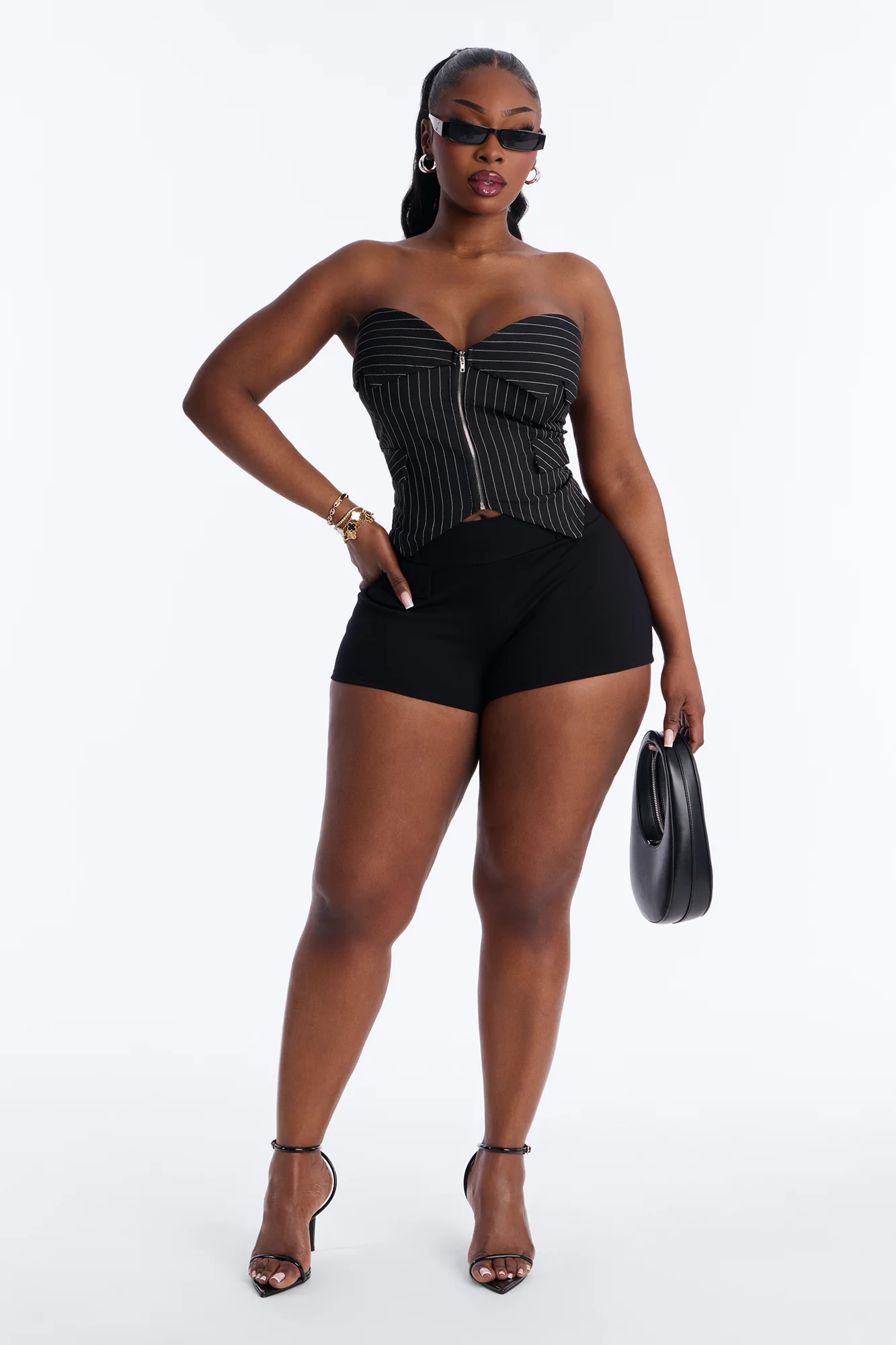 Hayden Ponte Low Rise Micro Short - Black - Image 4