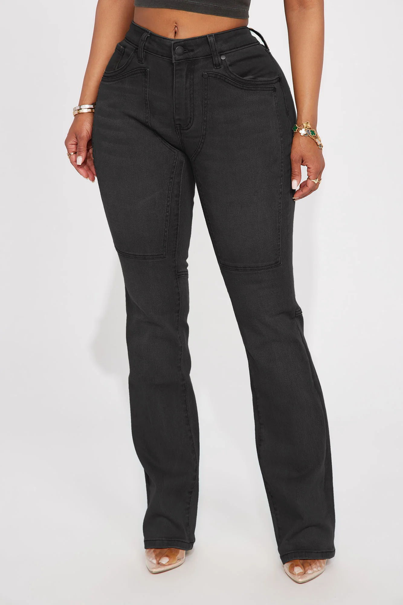 Headed West Straight Leg Pant - Charcoal - Image 2
