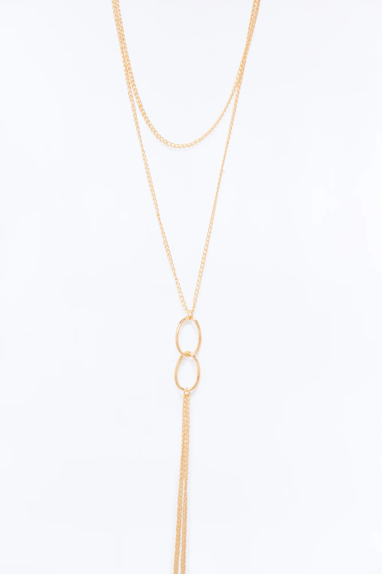 Heart Center Body Chain - Gold - Image 3