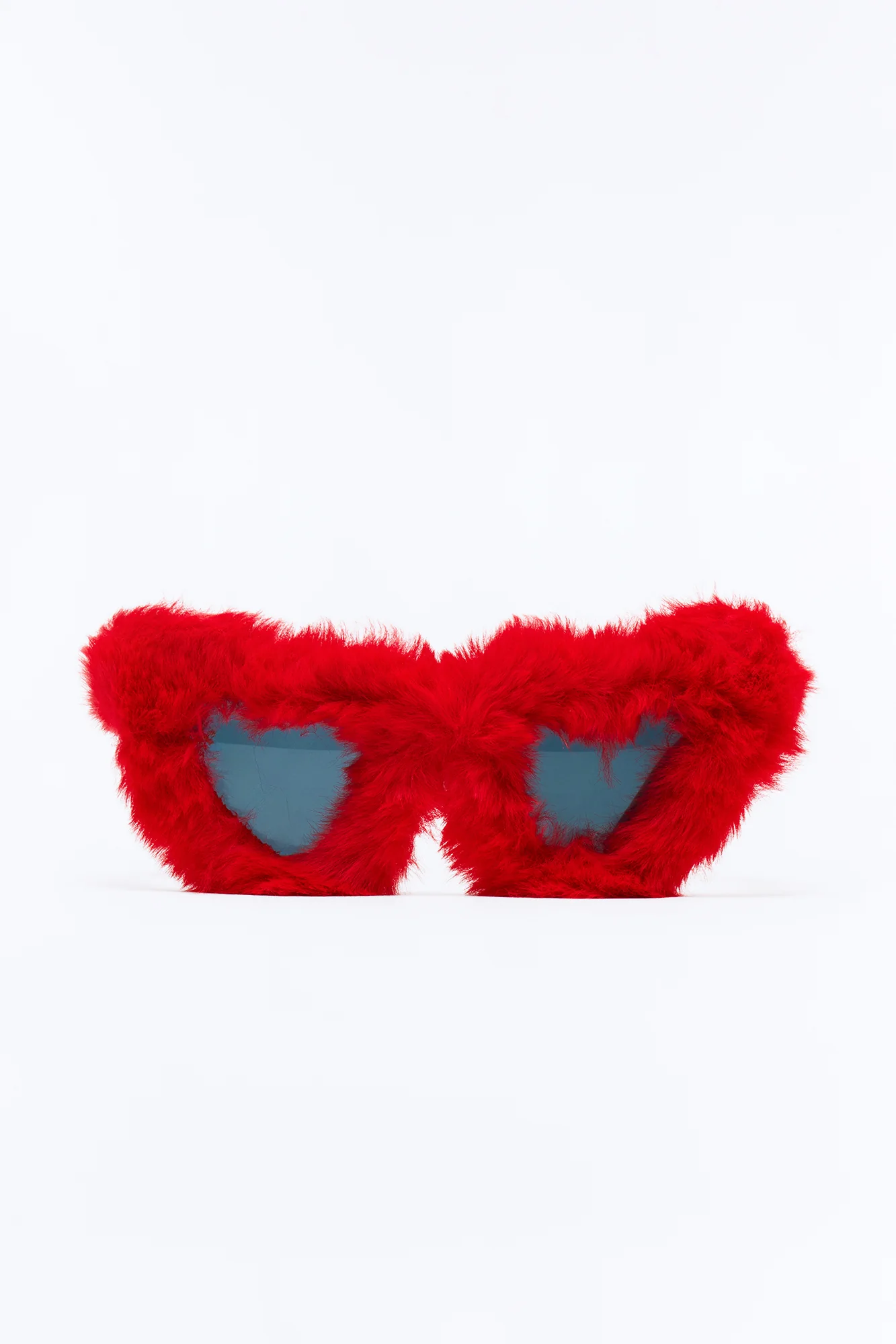 Heart Eyes Fur You Sunglasses - Red - Image 3