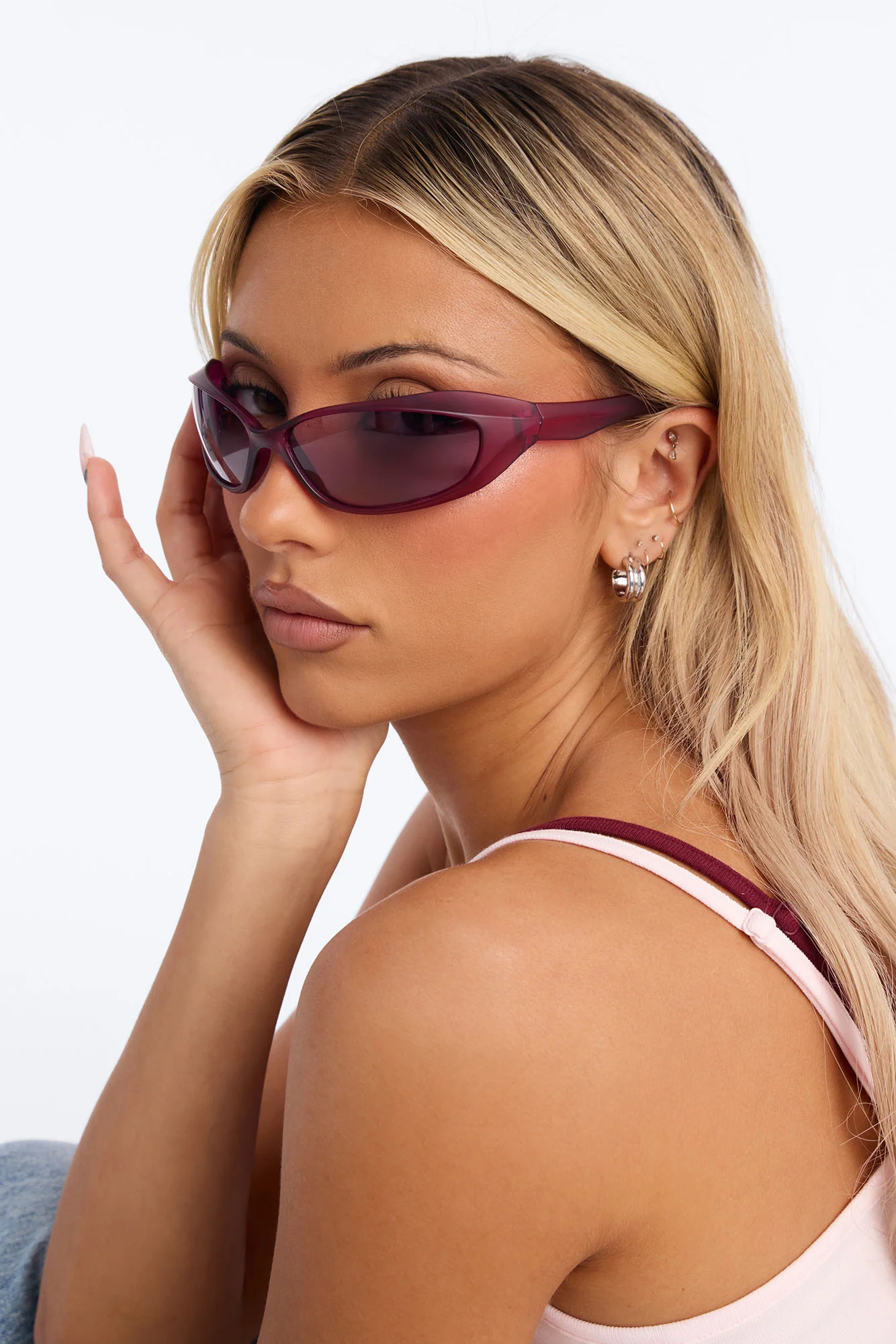Heat Waves Sunglasses - Purple