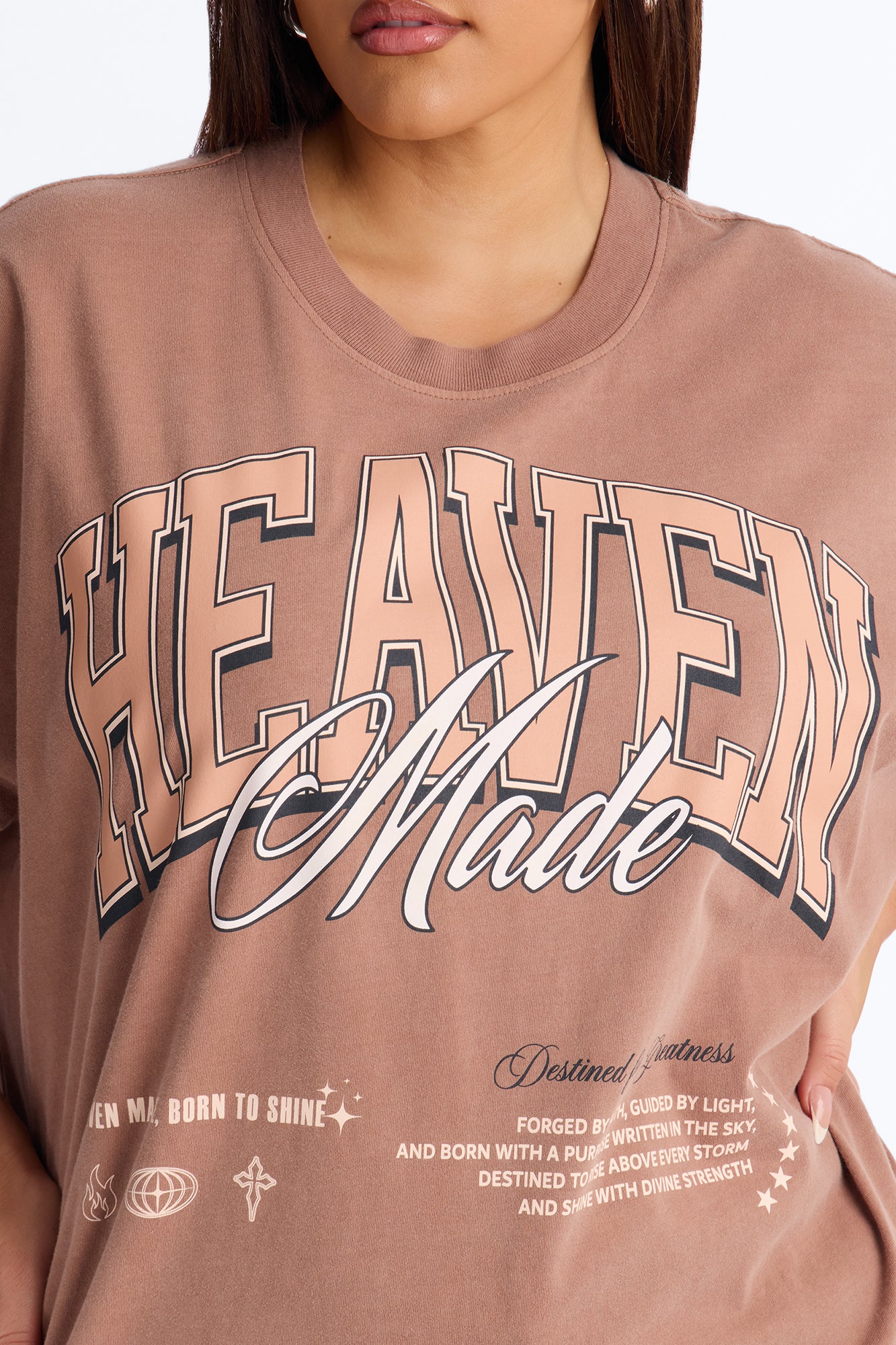 Heaven Made Short Sleeve T-Shirt - Brown - Image 6