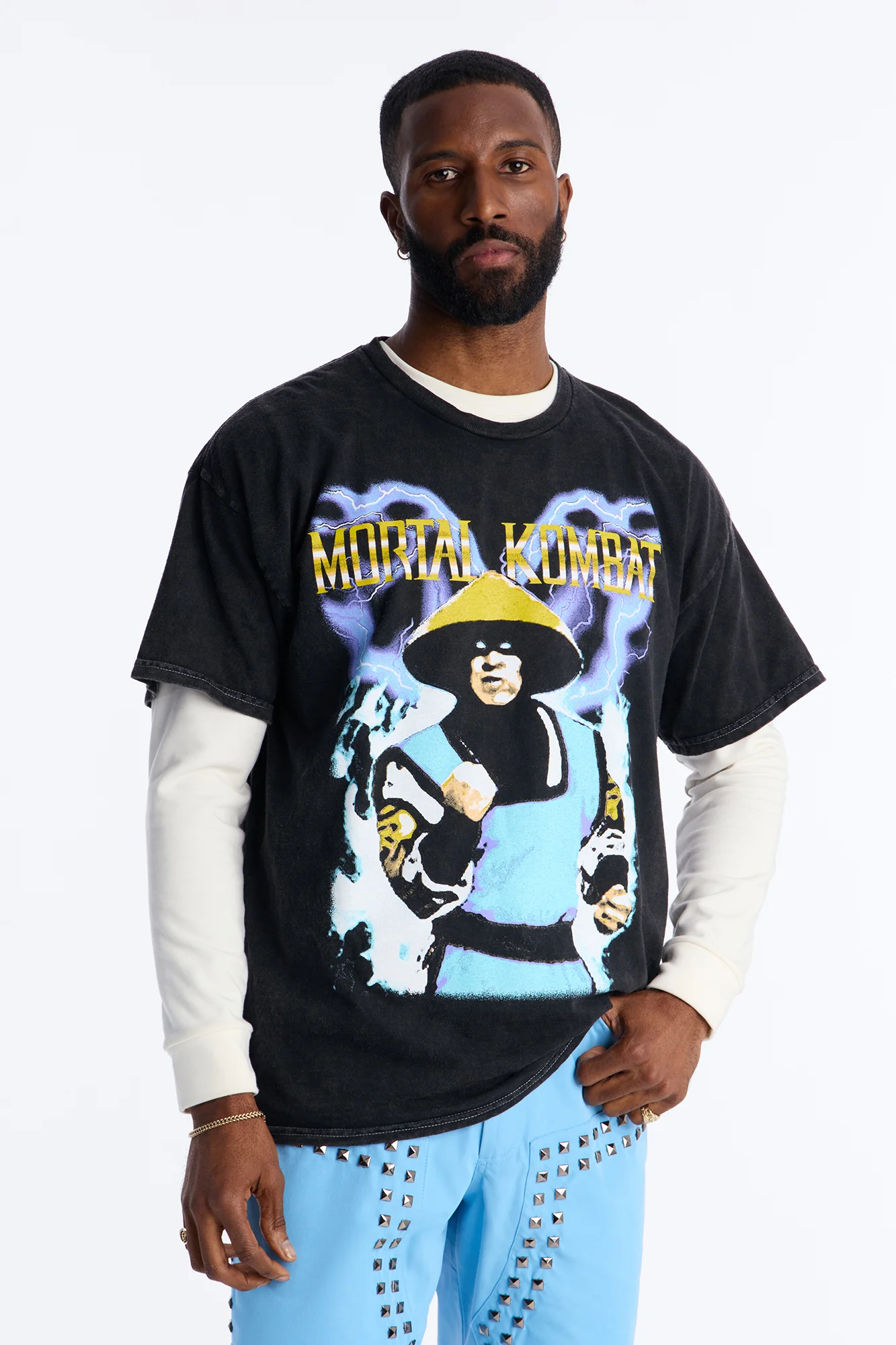 Heavenly Thunder Short Sleeve Tee - Black