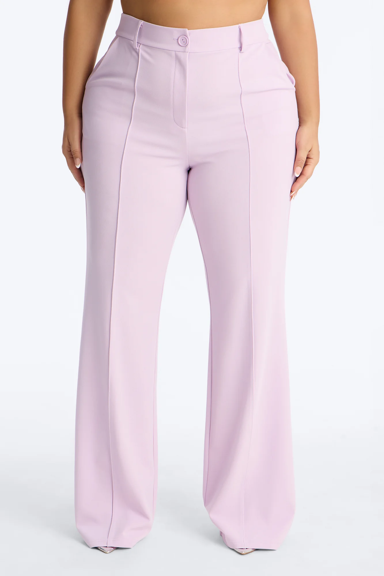 Heidi Wide Leg Trouser Pant - Orchid - Image 5