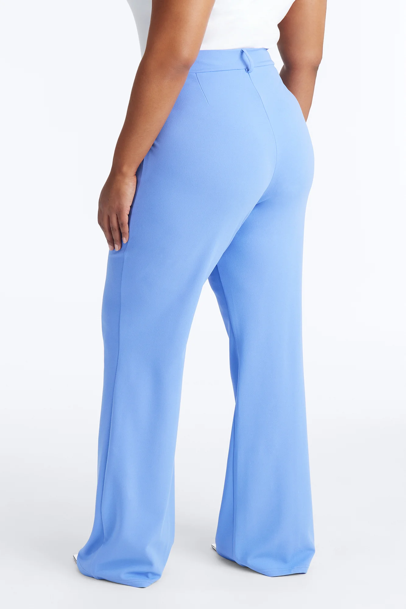 Heidi Wide Leg Trouser Pant - Periwinkle - Image 8