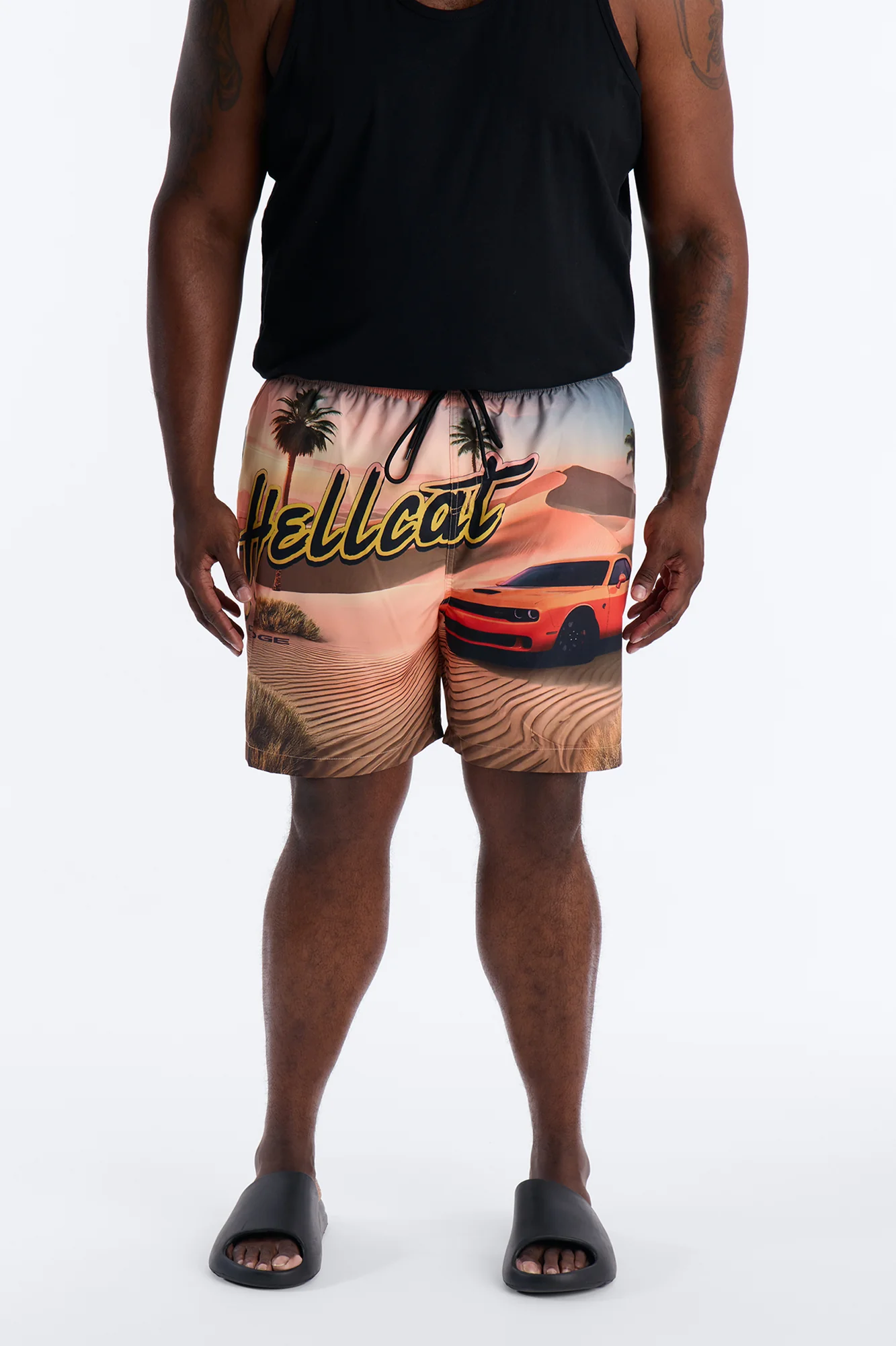 Hellcat Desert Heatwave Photoreal Swim Trunk 7″ - Multi Color - Image 5