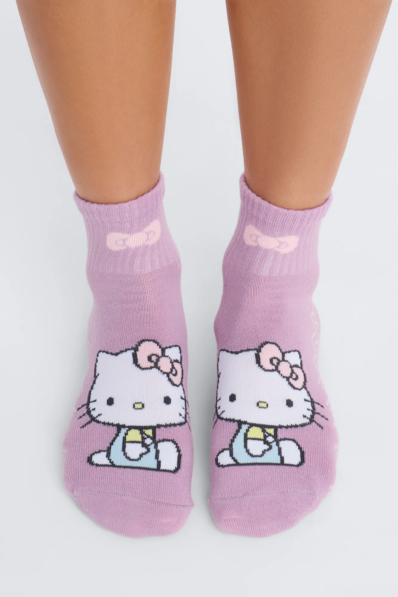 Hello Kitty Team 5 Pack Ankle Socks - Purple/combo - Image 2